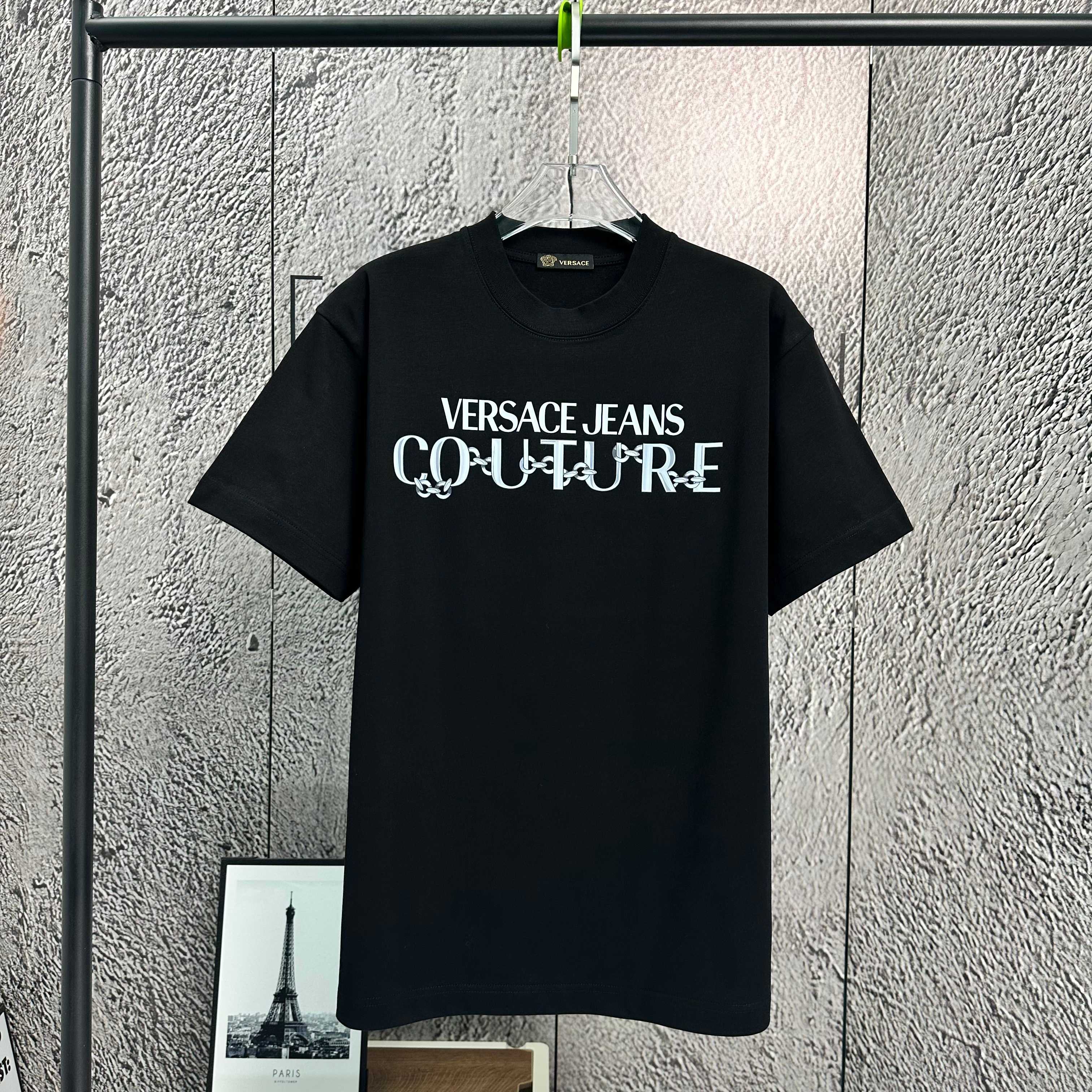 Versace Jeans Couture Cotton T-Shirt with Logo Print - Spring/Summer 2025 2 a1737622444154 6011