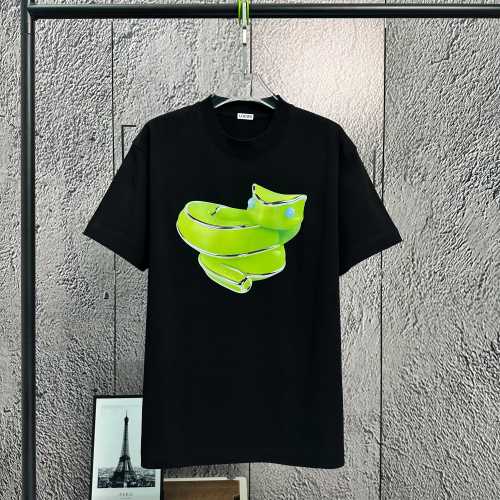 Loewe 2025 Spring/Summer T-Shirt Heavyweight Cotton Logo Print Short Sleeve 1 Loewe 2025 Spring/Summer T-Shirt Heavyweight Cotton Logo Print Short Sleeve