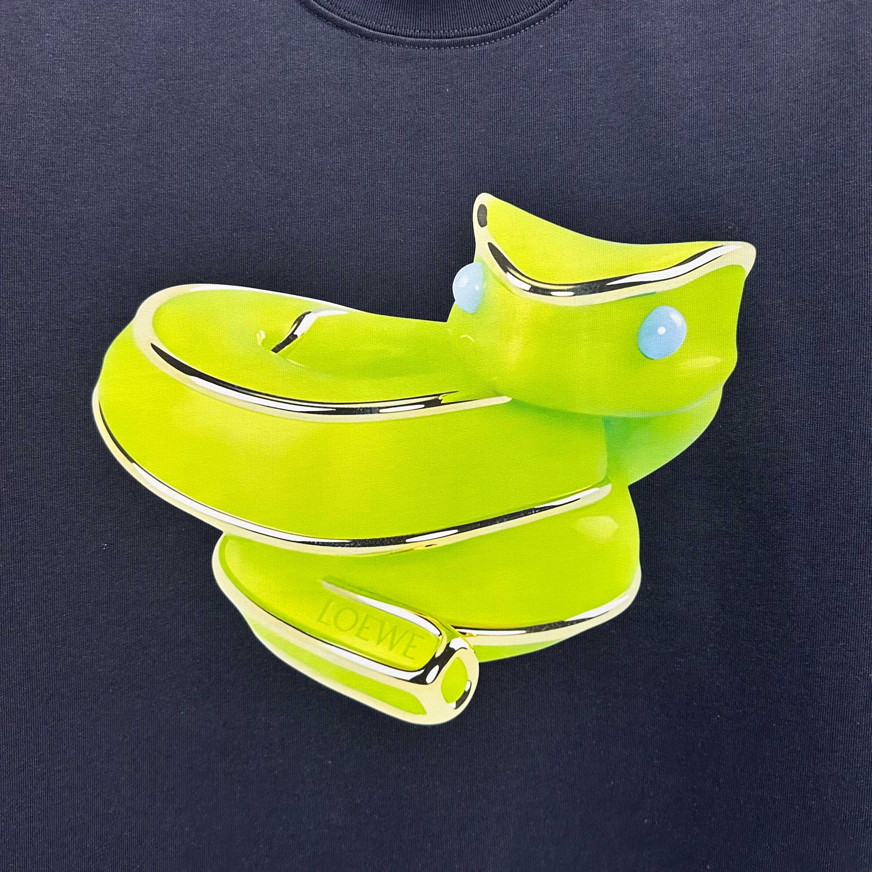 Loewe חולצת טי שירט שרוול קצר עם הדפס לוגו, כותנה, יוניסקס 6 a1737623275390 4736