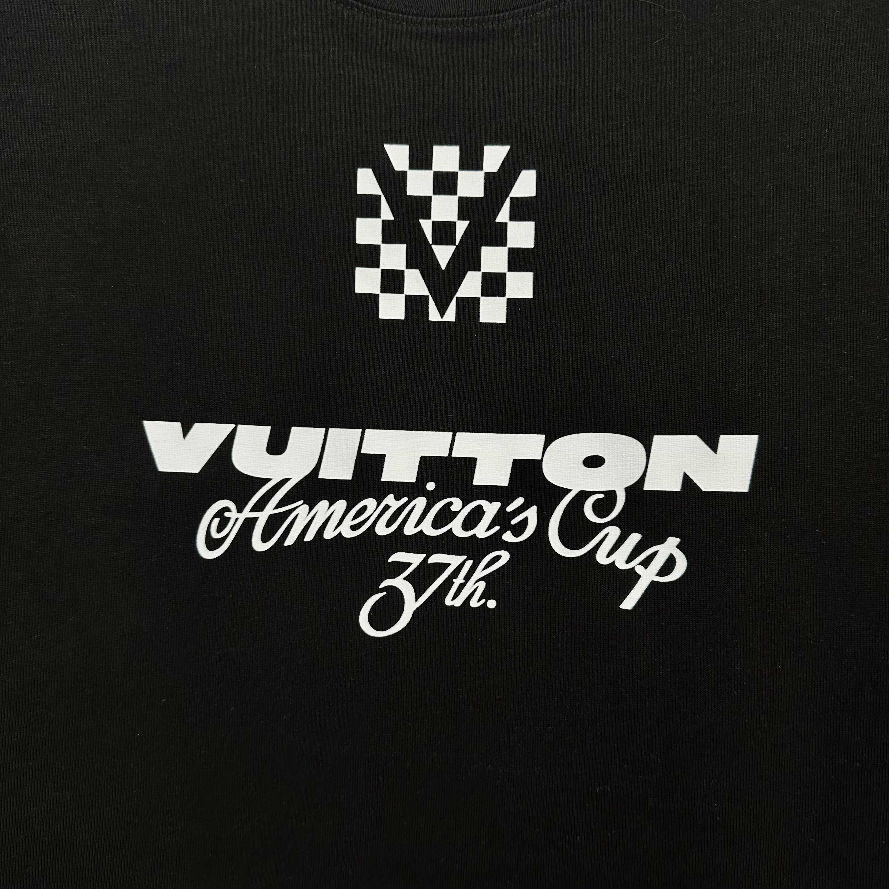 Louis Vuitton 2025 S/S Logo Print Cotton T-Shirt - Stylish & Comfortable 5 a1737623463140 3087