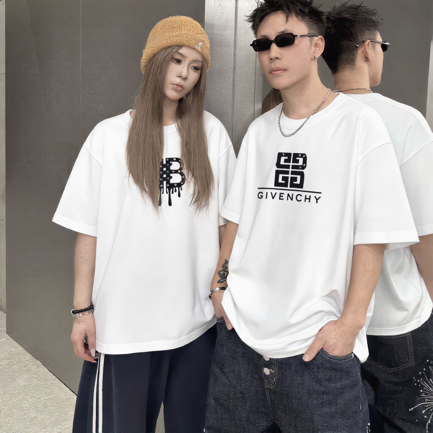 @100《𝙉𝙚𝙬⚜️Givenchy》 2026 primavera y verano nueva camiseta de manga corta de puro algodón pesado, lavada, rasgada y …