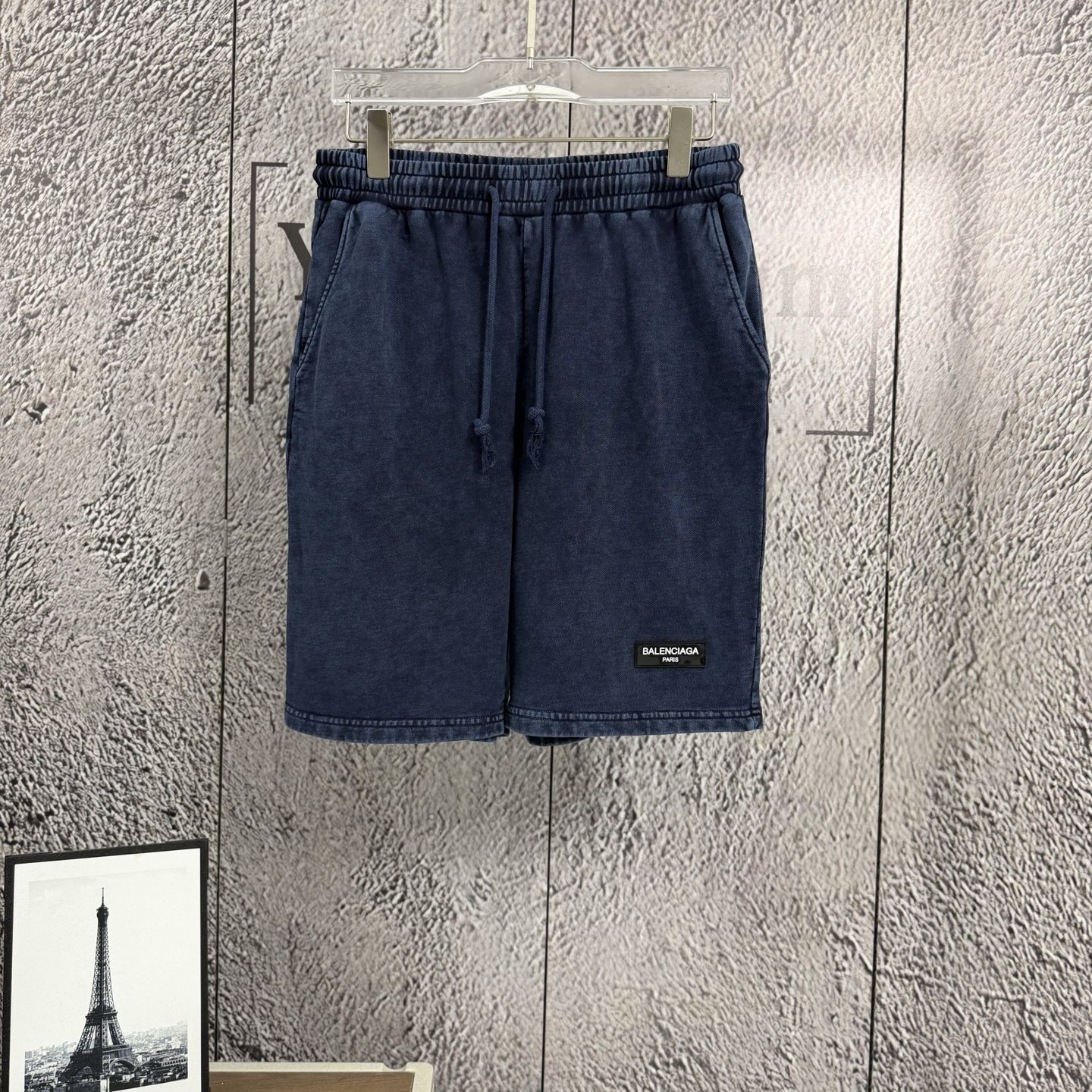 P90 《𝙉𝙚𝙬⚜️París》 Pantalón corto nuevo de primavera/verano 2026, algodón afelpado de 360 g, teñido por atado, lavado …