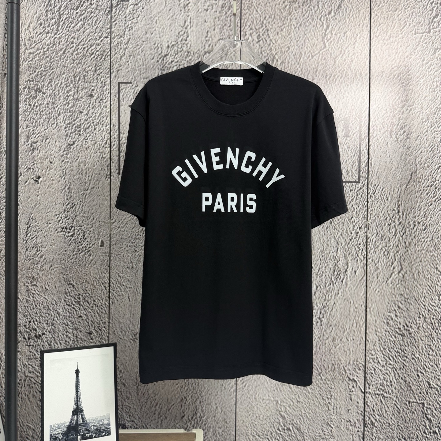 @ 90 《𝙉𝙚𝙬⚜️Givenchy》 2026 primavera y verano nueva camiseta de manga corta algodón puro pesado flocado prensado esti…