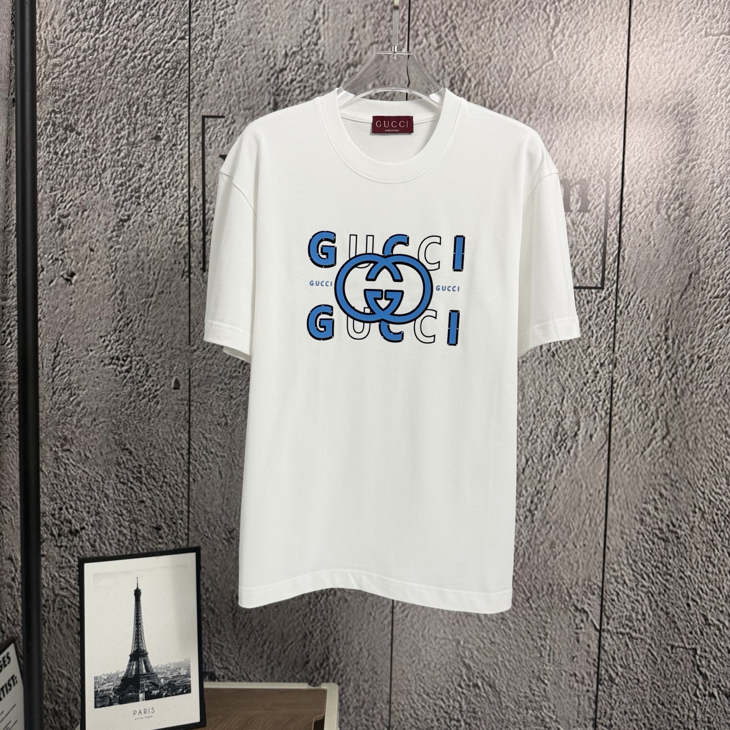 @90《𝙉𝙚𝙬⚜️Gucci》 Nueva colección de primavera/verano 2026, camiseta de manga corta, algodón puro pesado con base de f…
