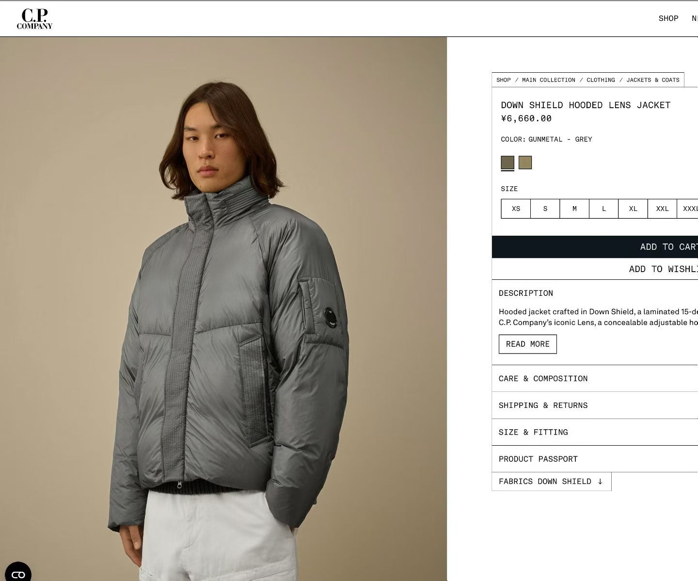 1688💰（编号16）
纯正，CP Chrome-R 羽绒服

采用时尚的全黑设计，配有两个方便的前袋和一个带有品牌标志性镜片的袖袋。这款夹克配有双向拉链，兼具实用性和时尚感，是您进行各种户外探险的理想之选。95%日本白鸭绒！充绒饱满！变态级的蓬松度！
二维码随机！强求加价！帽子可收纳。
西伯利亚可过冬 
xs    胸围112     长65
S      胸围116    长66
M     胸围120    长67
L      胸围124    长69
XL    胸围130    长73
2X    胸围138    长74