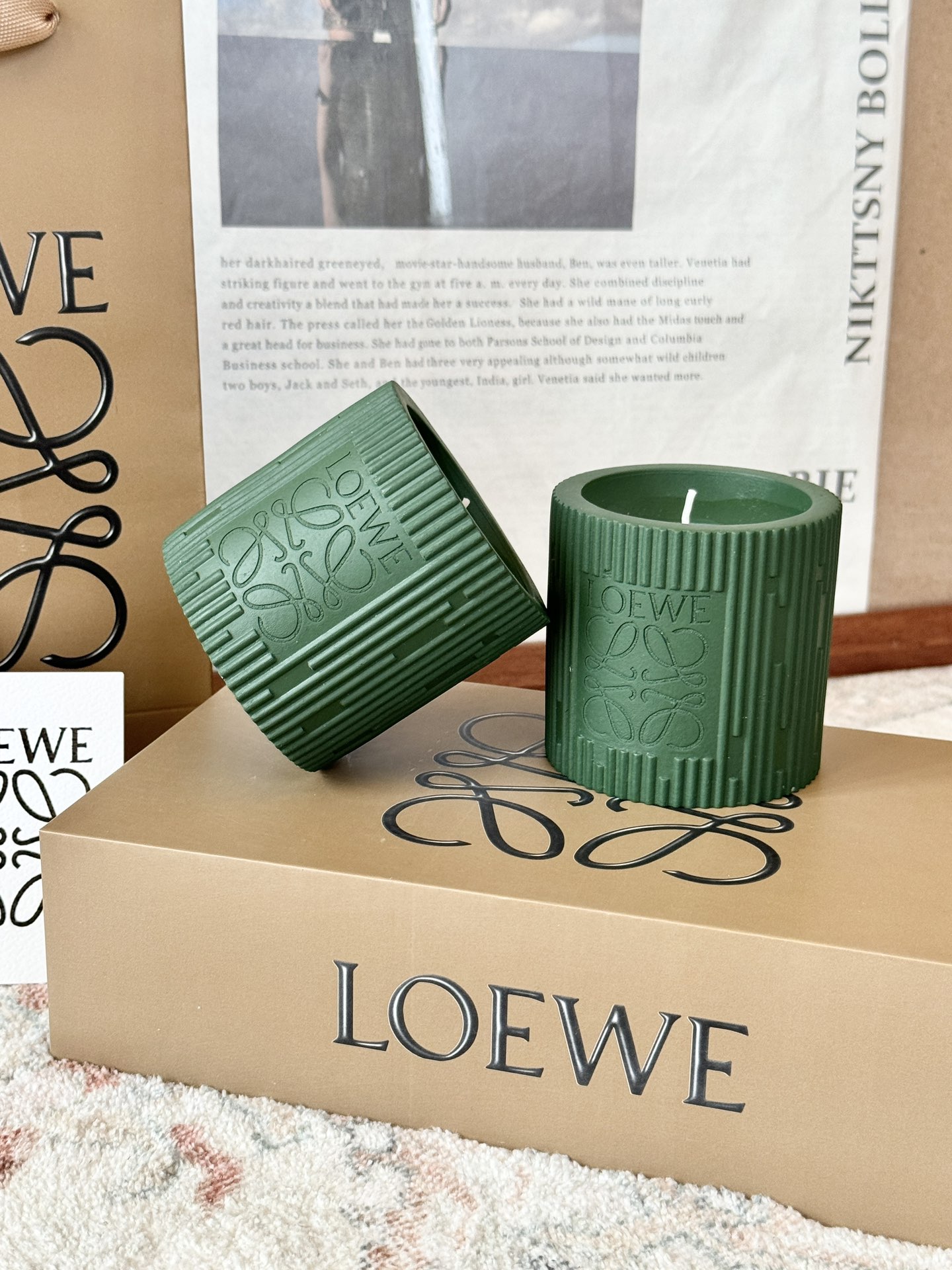 LOEWE Home Scents Gift Set – Cedarwood - Comprehensive 3