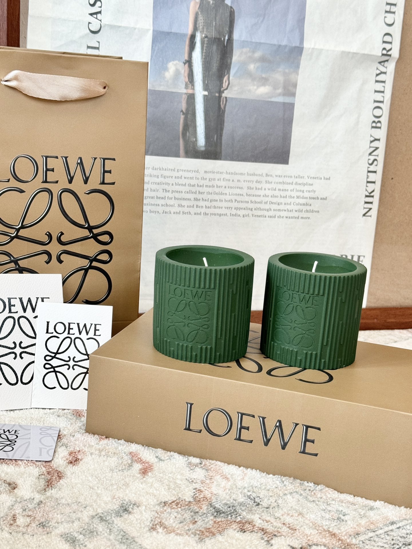 LOEWE Home Scents Gift Set – Cedarwood - Comprehensive 4