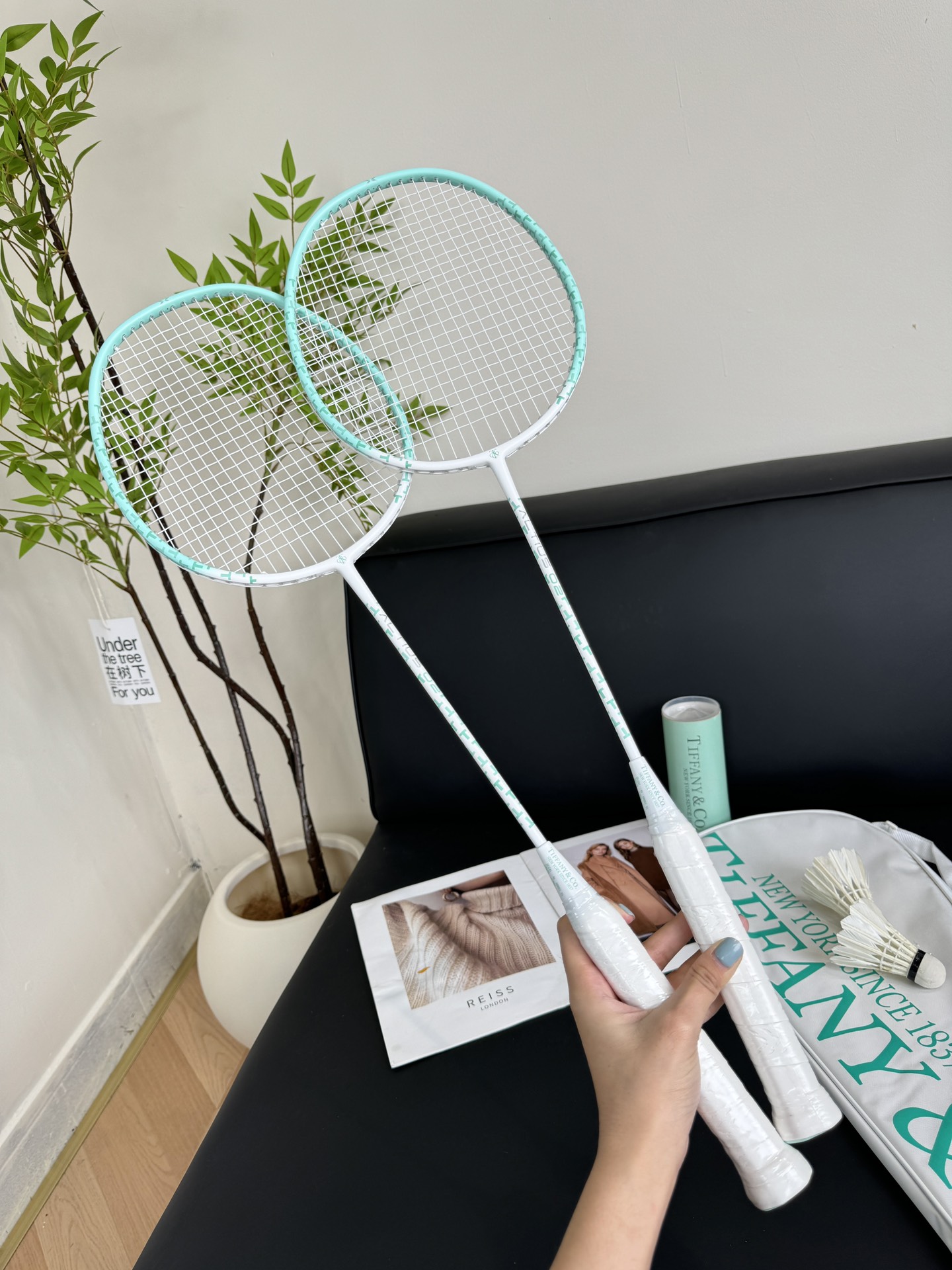 蒂芙尼限量SSVP羽毛球拍套装 6