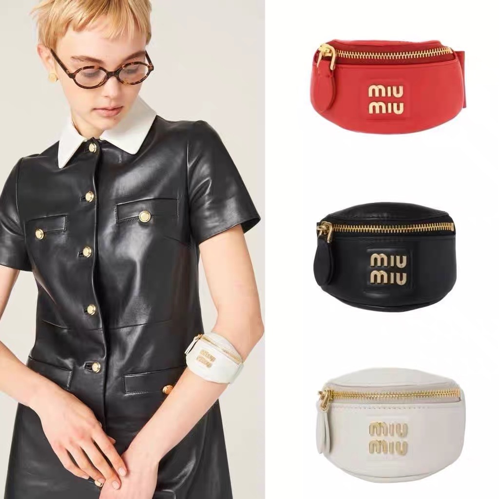 as exemplified by Miu Miu's latest wristlet bag - Comprehensive