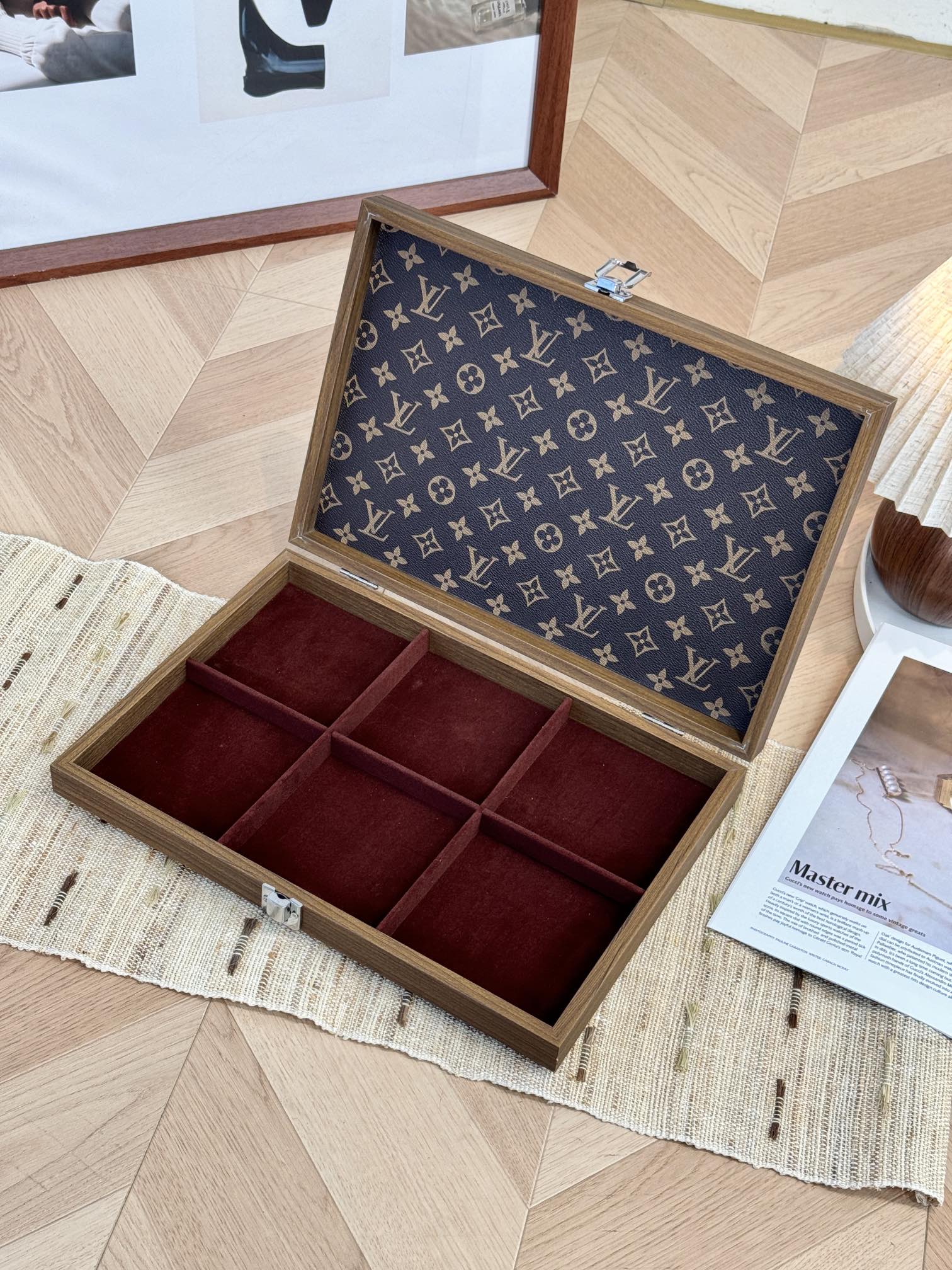 North American Black Walnut Storage Box - Comprehensive 5
