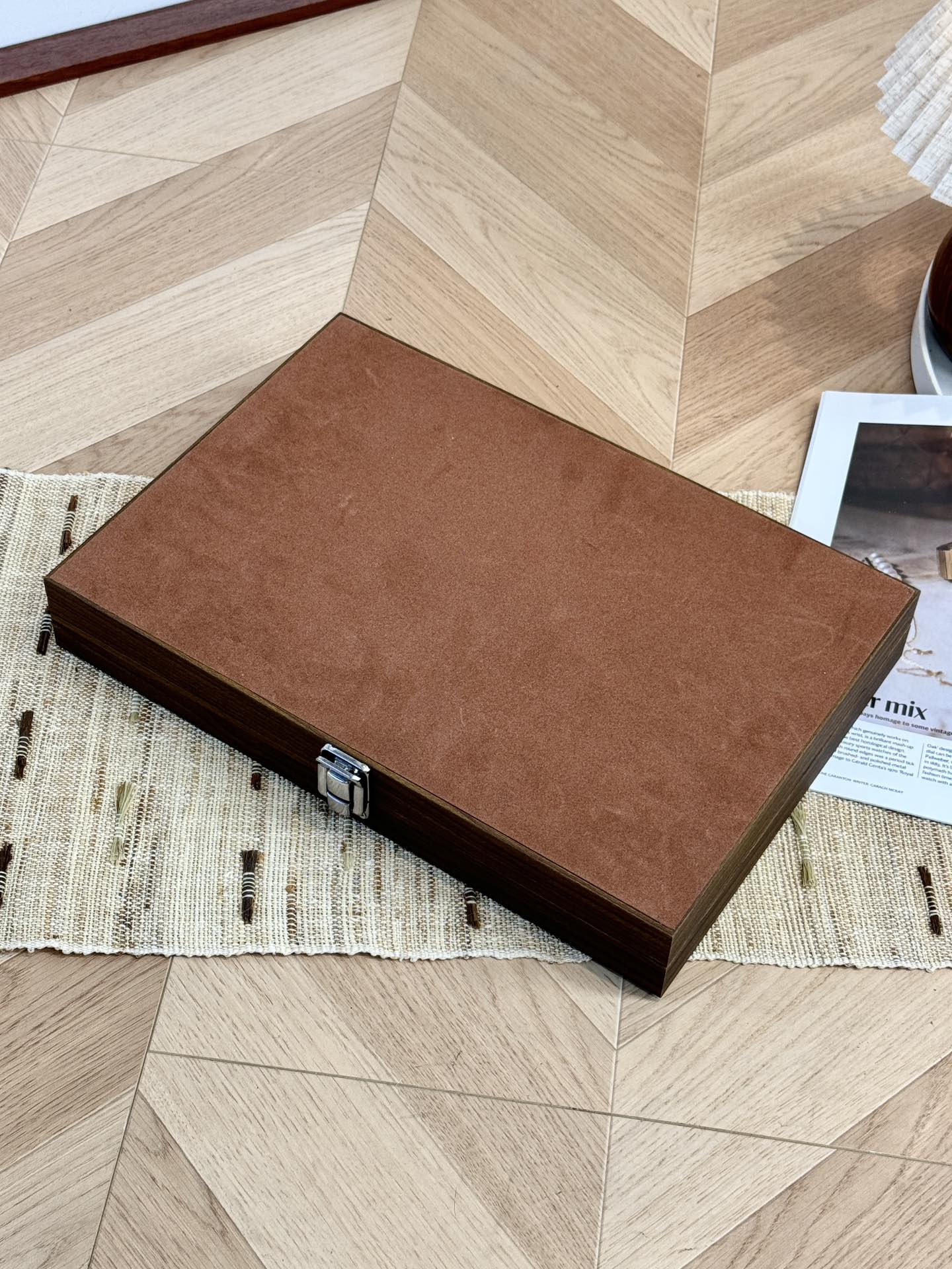 North American Black Walnut Storage Box - Comprehensive 9