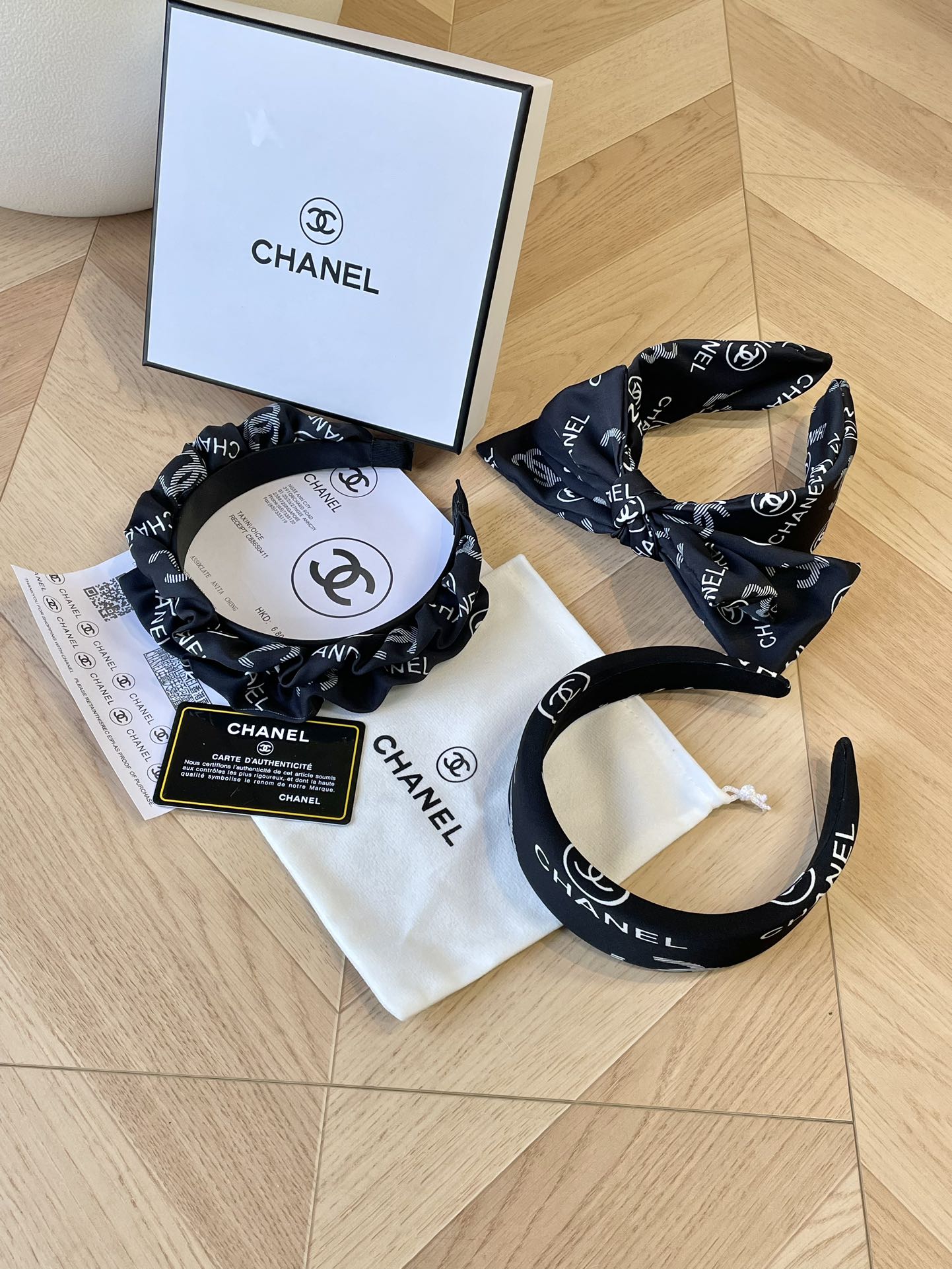 Chanel Headband Gift Box Set - Comprehensive 3