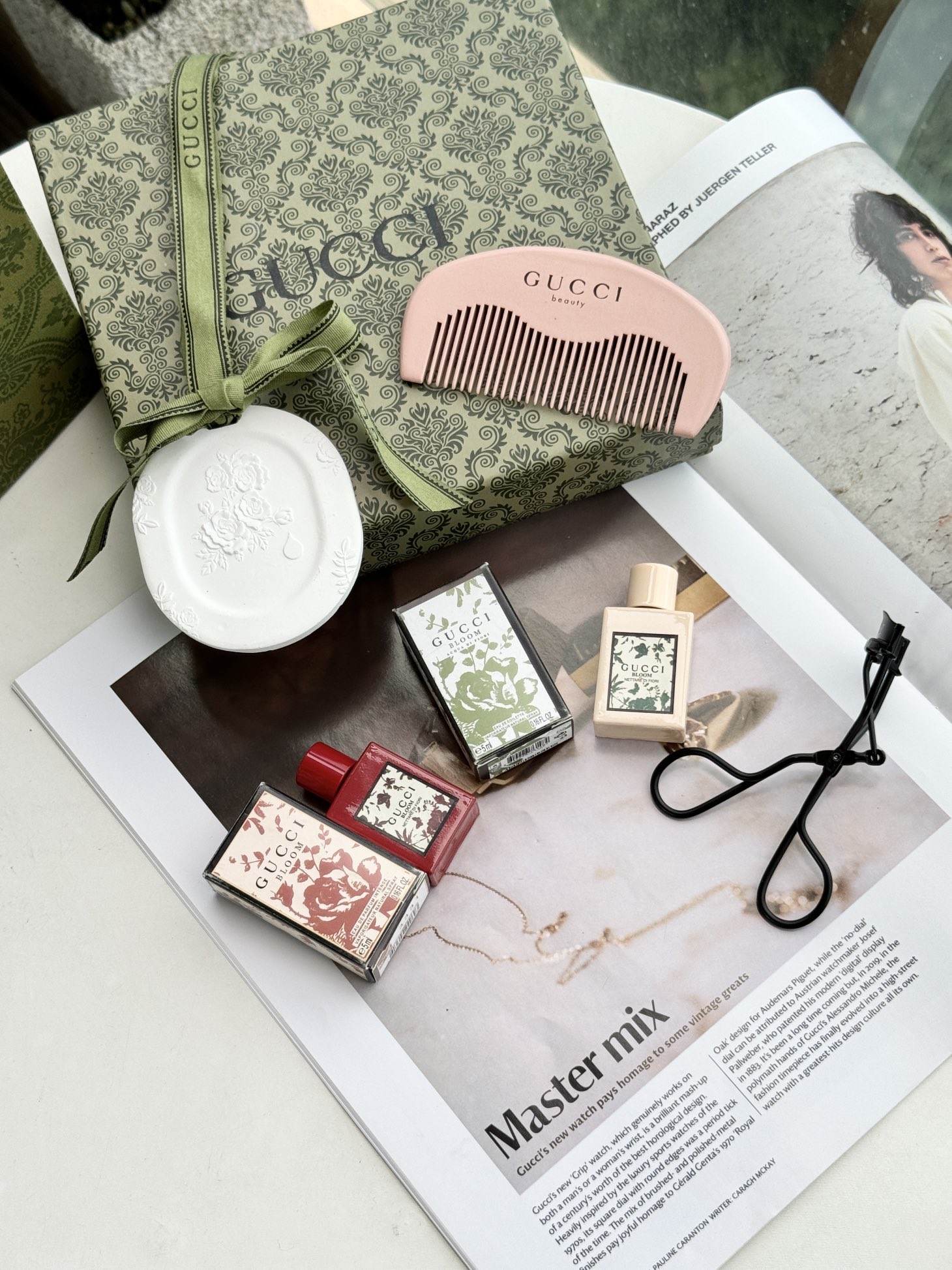 Four-Piece Miniature Fragrance Set featuring elegantly crafted miniature - Comprehensive 4
