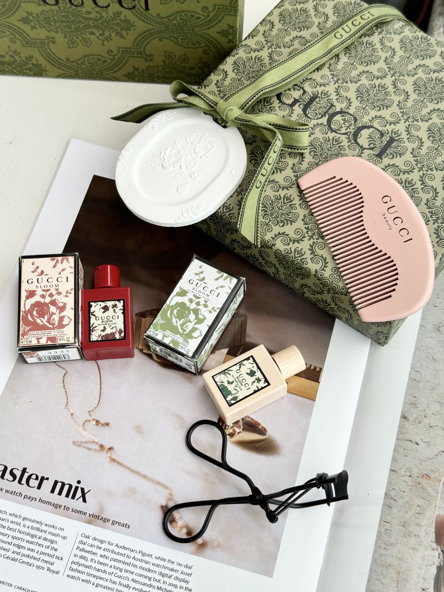 Four-Piece Miniature Fragrance Set featuring elegantly crafted miniature - Comprehensive 3