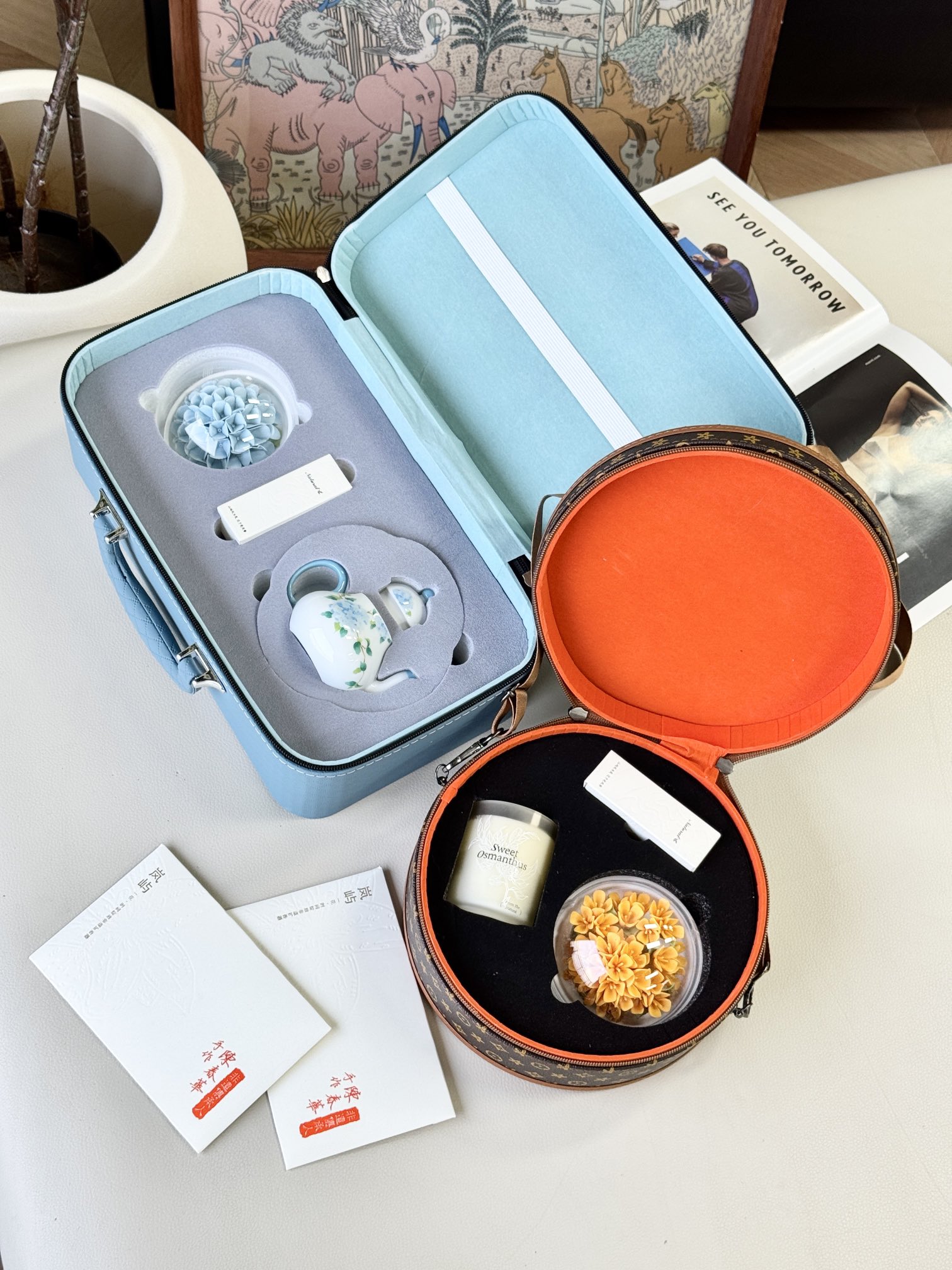 Handcrafted Porcelain Flower Fragrance Collection - Comprehensive 3