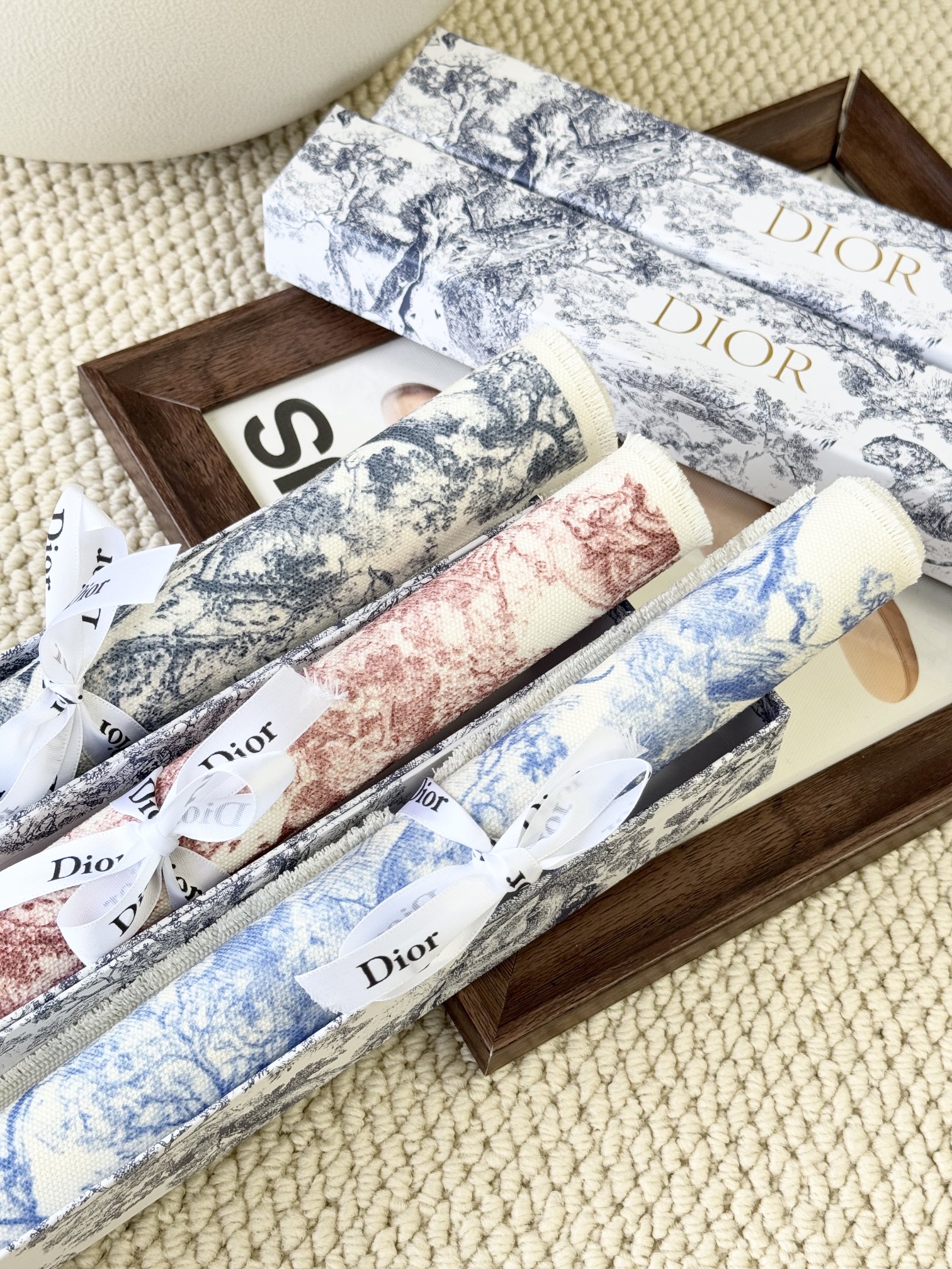 Toile de Jouy Placemat (Available in Three Colors) - Comprehensive 4
