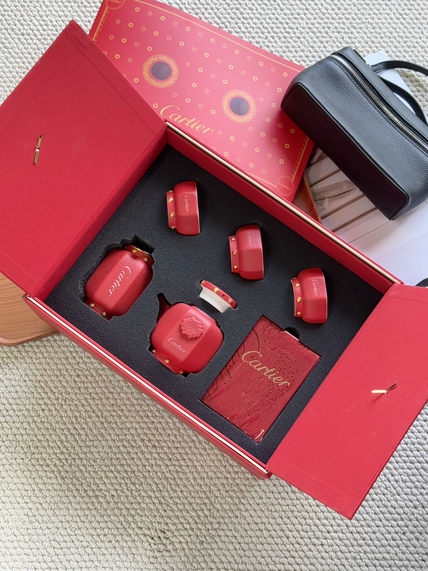 卡地亚 Cartier新年茶具套装⚠️整套茶具 6