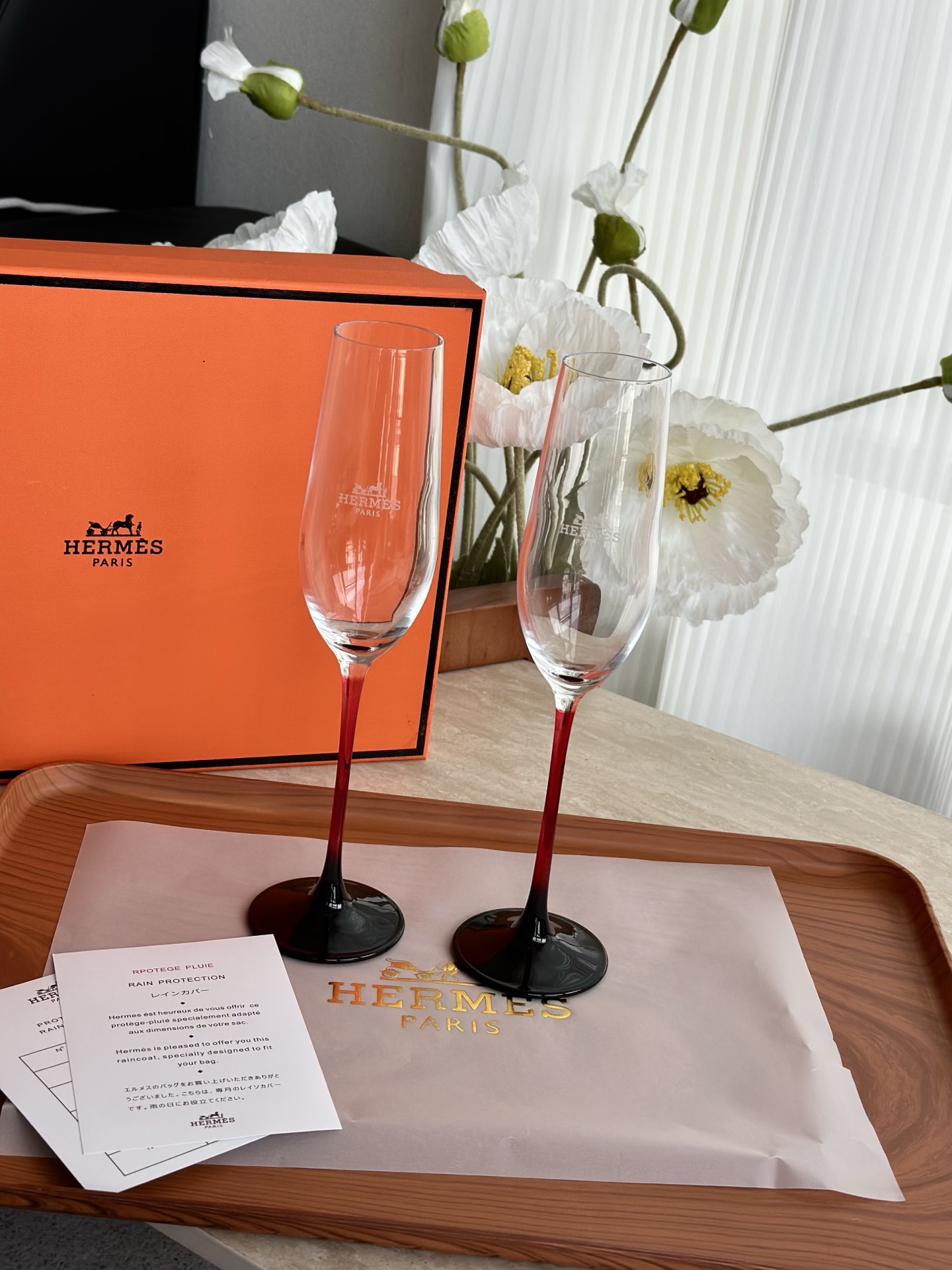 爱马仕 Hermès 高定典藏典雅居所生活方式奢华家居家纺四件套摆件 #33B23518 2