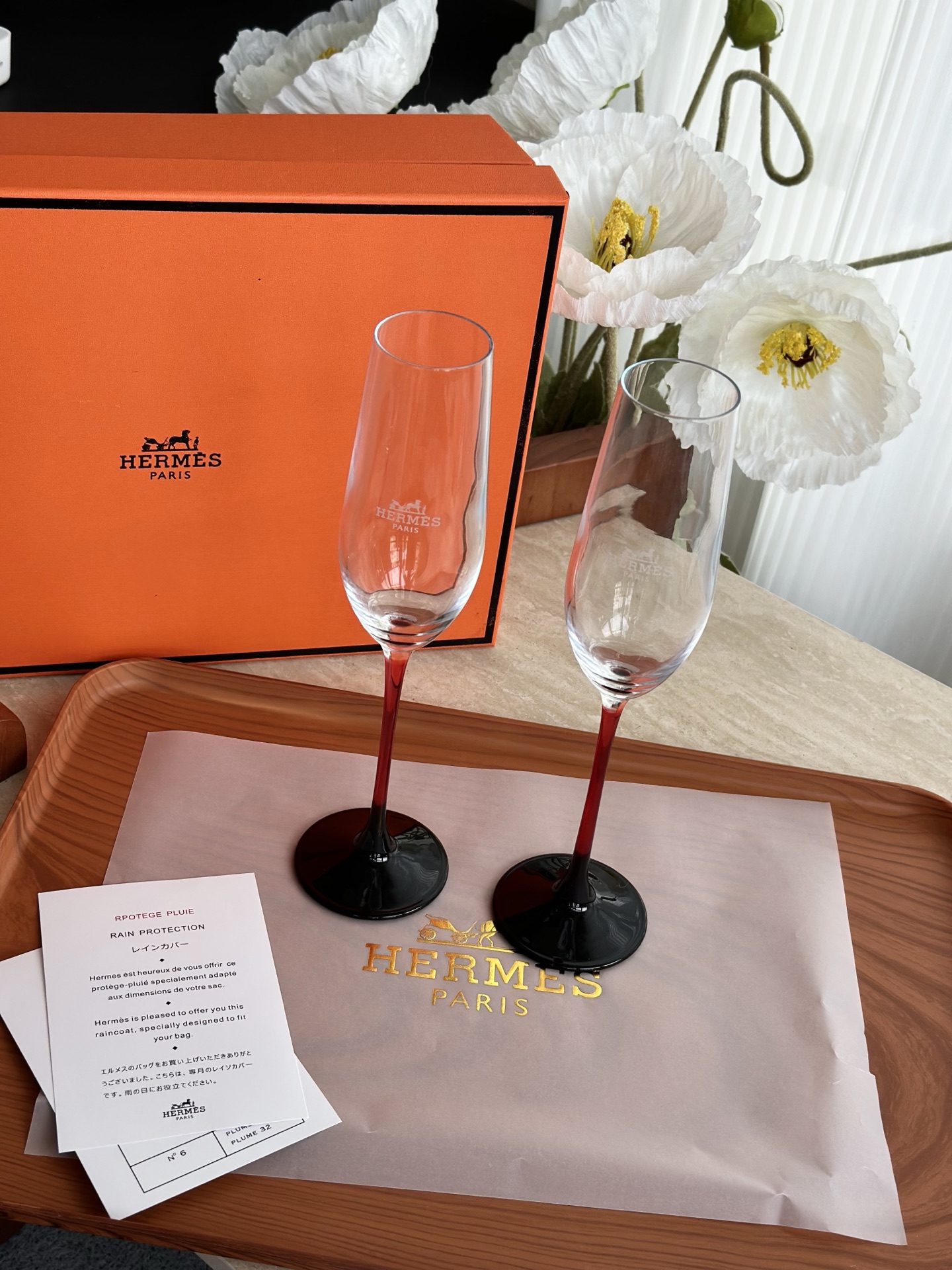 爱马仕 Hermès 高定典藏典雅居所生活方式奢华家居家纺四件套摆件 #33B23518 3