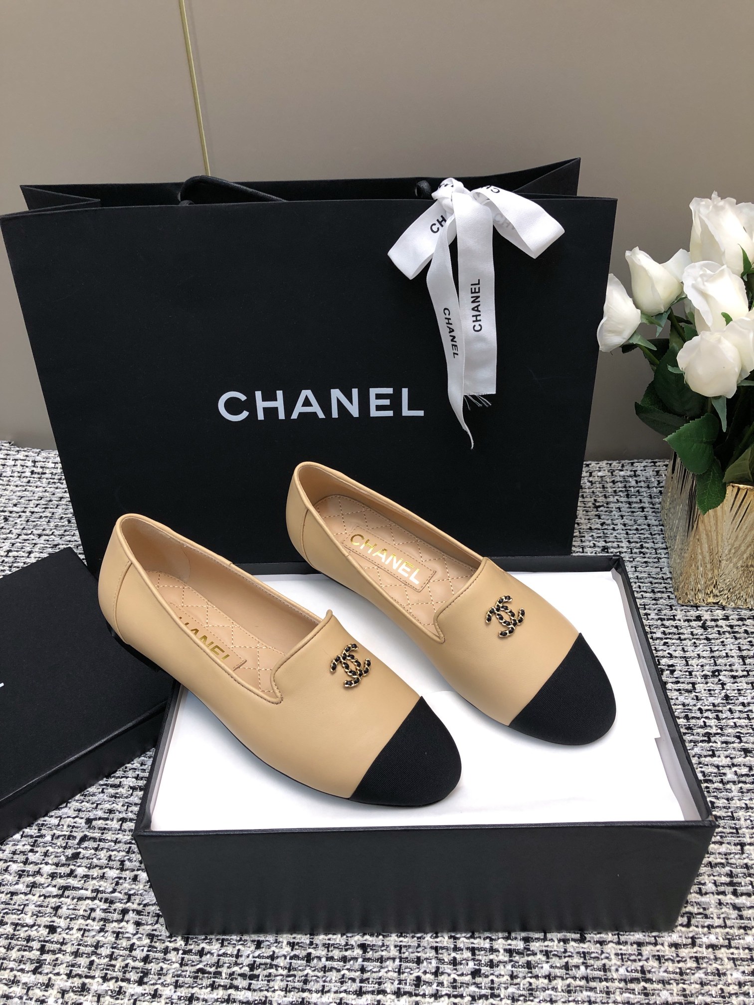 Chanel 23C Loafers: Retro Style, Lambskin Leather, Comfortable & Chic 2 a1696762326159 5571