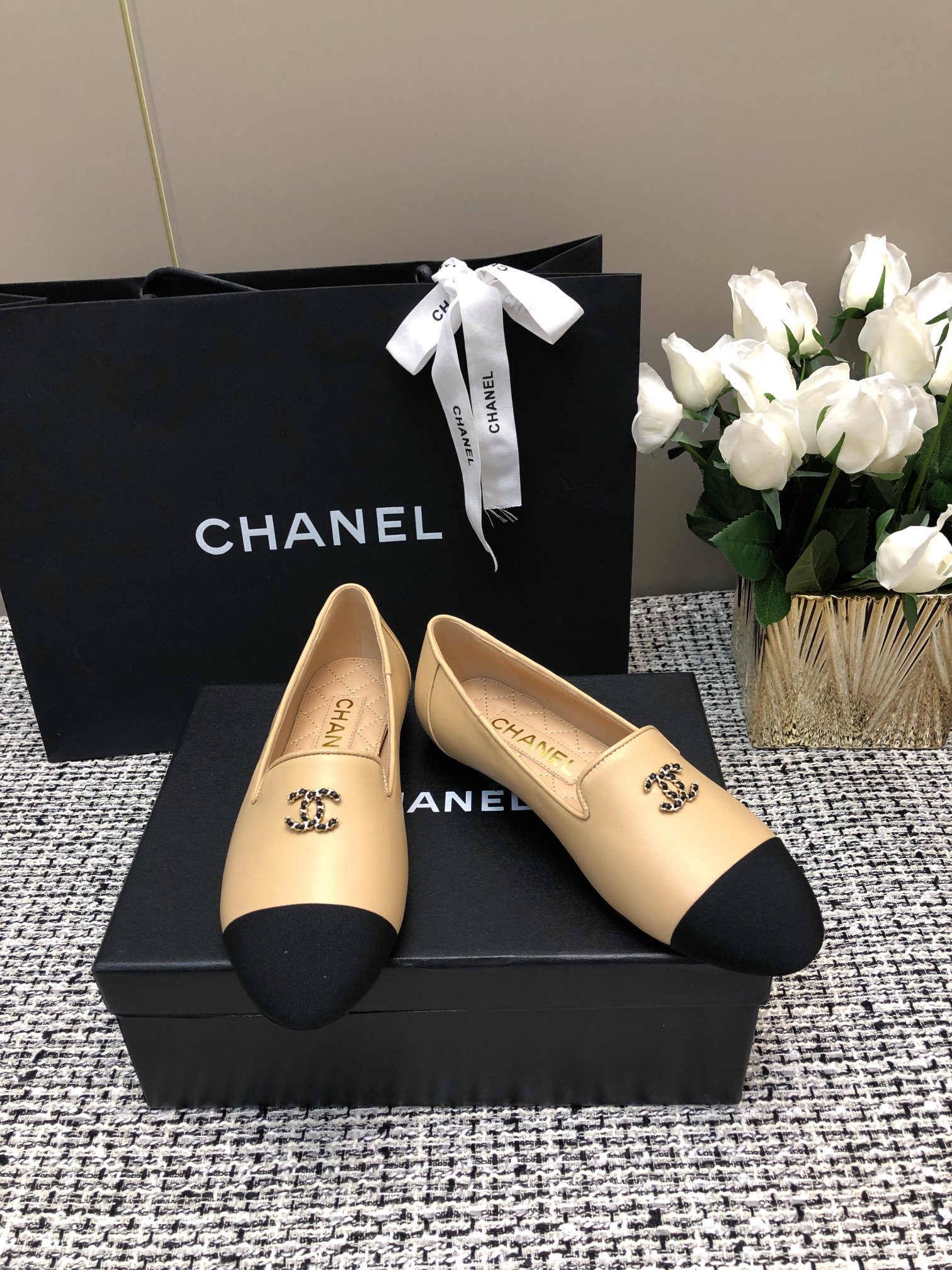 Chanel 23C Loafers: Retro Style, Lambskin Leather, Comfortable & Chic 10 a1696762326342 6601