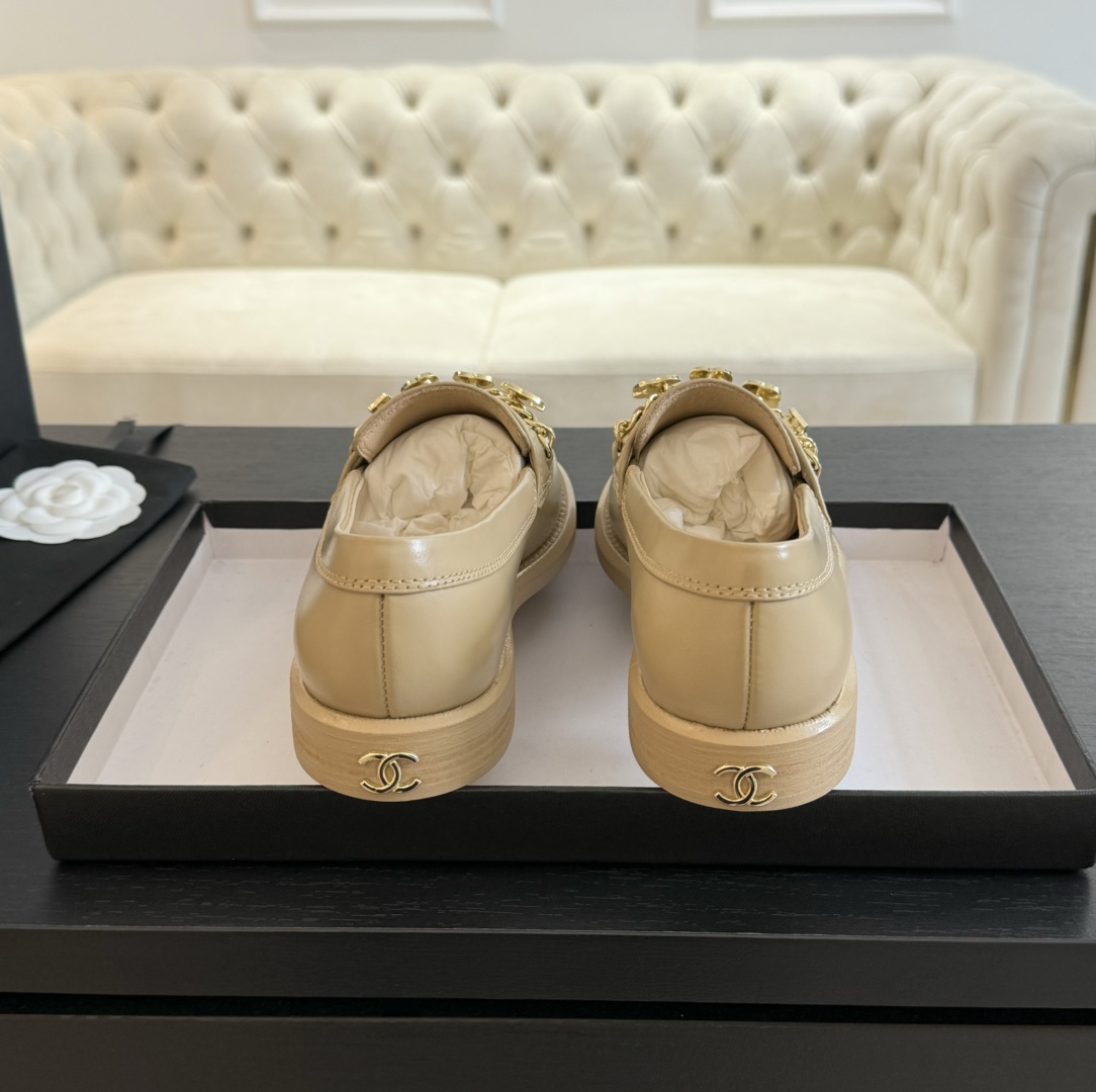 Chanel 24A Women's Loafers - Classic Design, Comfortable, Beige, Size 35-40 10 i1720424977 422 7