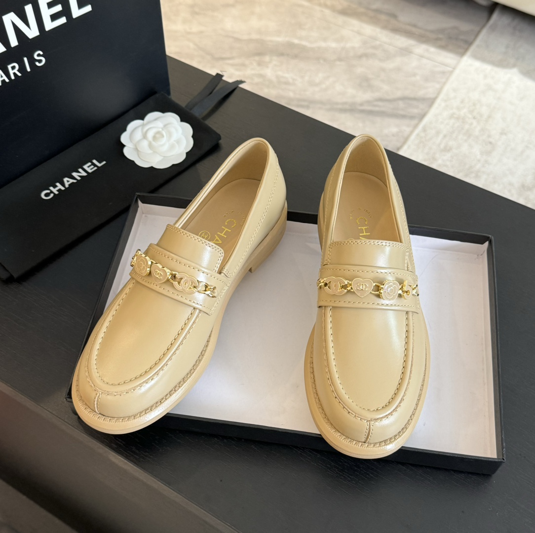 Chanel 24A Women's Loafers - Classic Design, Comfortable, Beige, Size 35-40 4 i1720424977 9200 3