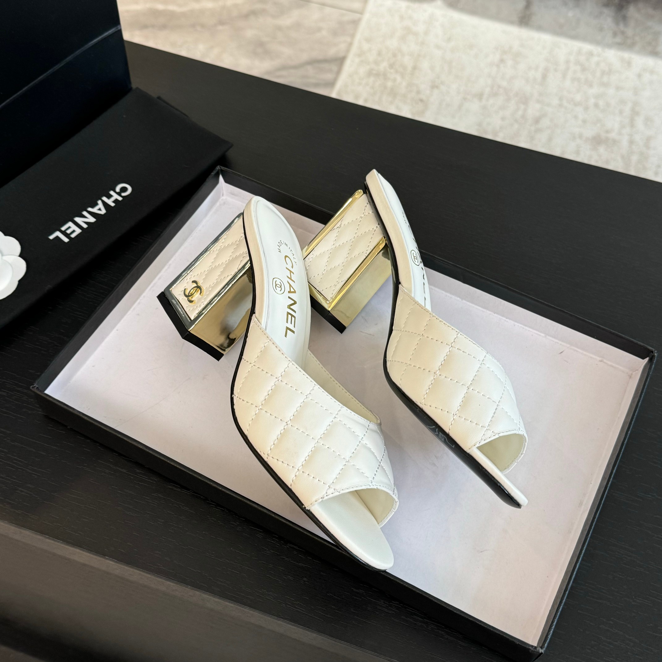 Chanel 24SS Mary Jane Mule: Lambskin Leather, 7.5cm Heel, Iconic Design 7 a1722971576217 0458