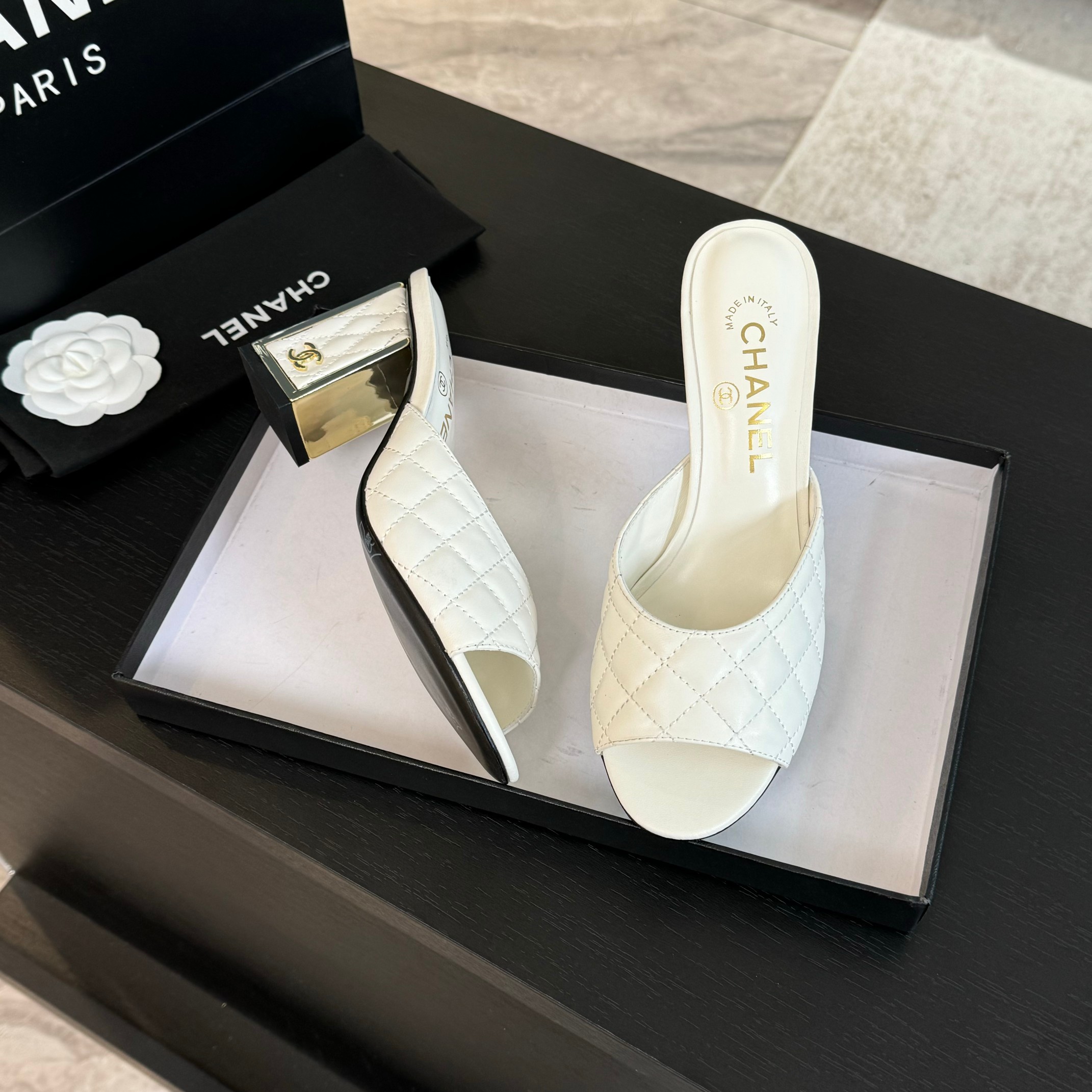 Chanel 24SS Mary Jane Mule: Lambskin Leather, 7.5cm Heel, Iconic Design 3 a1722971576570 7043