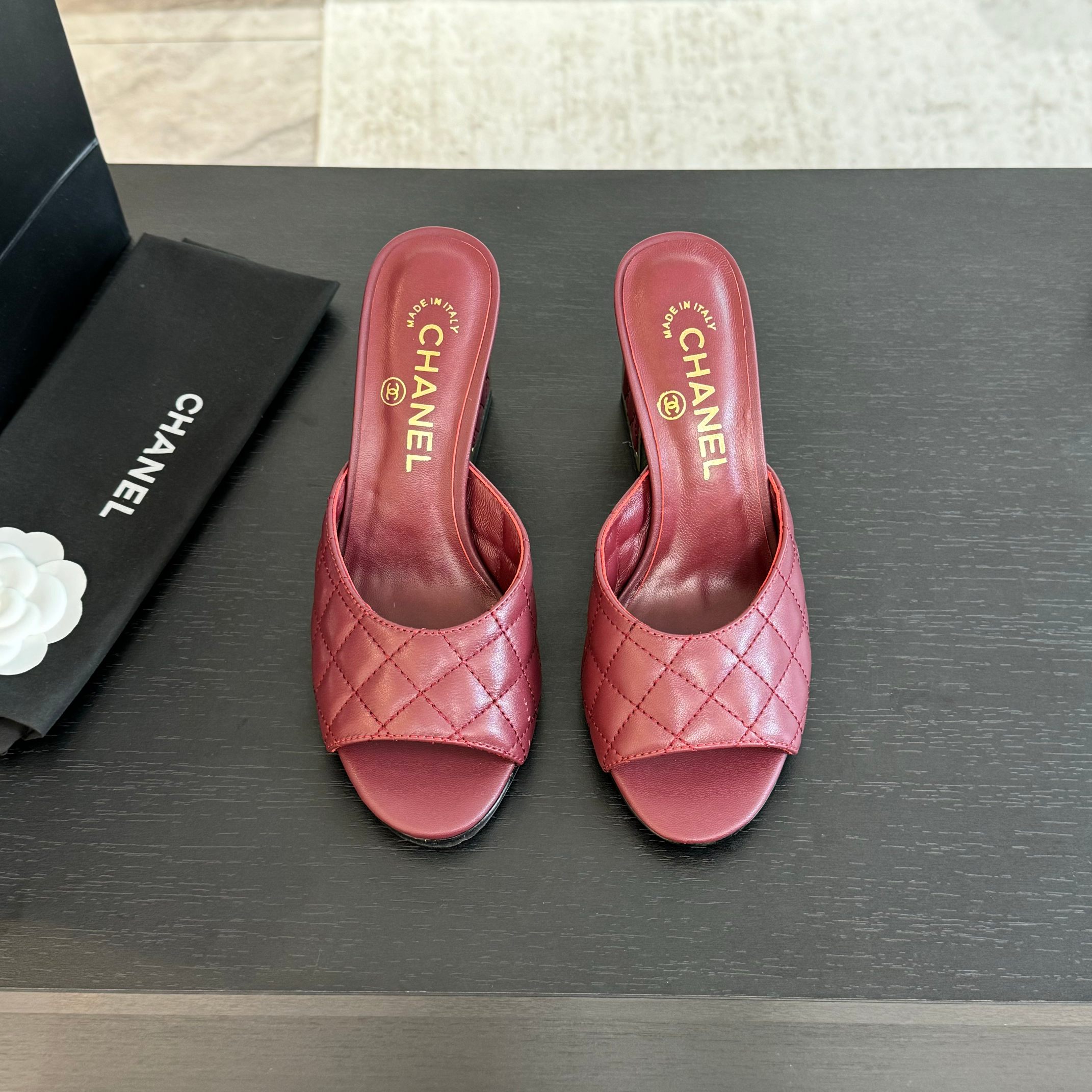 Chanel 24SS Mary Jane Mule - Quilted Leather Heeled Sandals 3 a1722971593938 4175