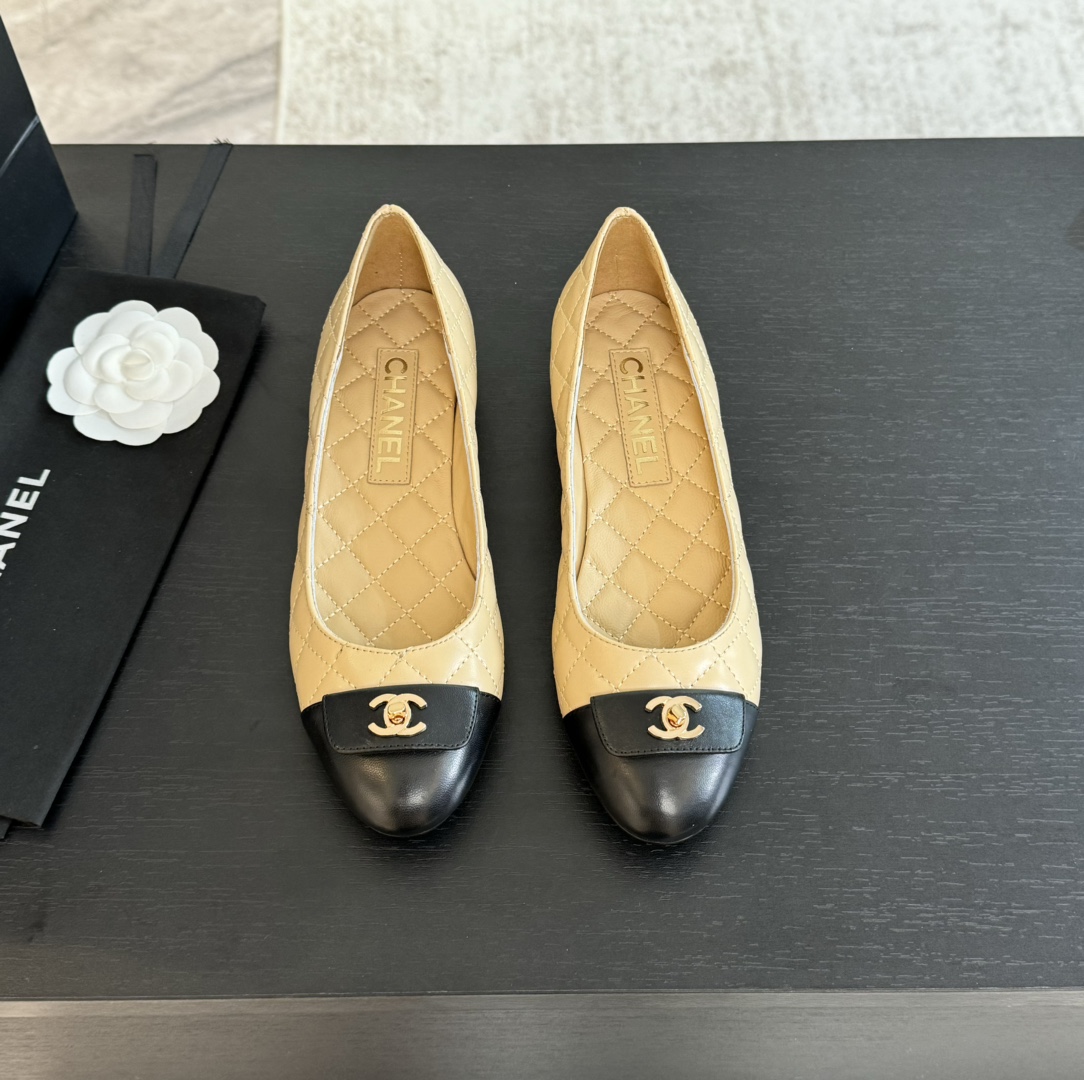 Chanel Ballet Flats with Quilted Leather and Signature Logo Detail 3 i1723188957 6288 6