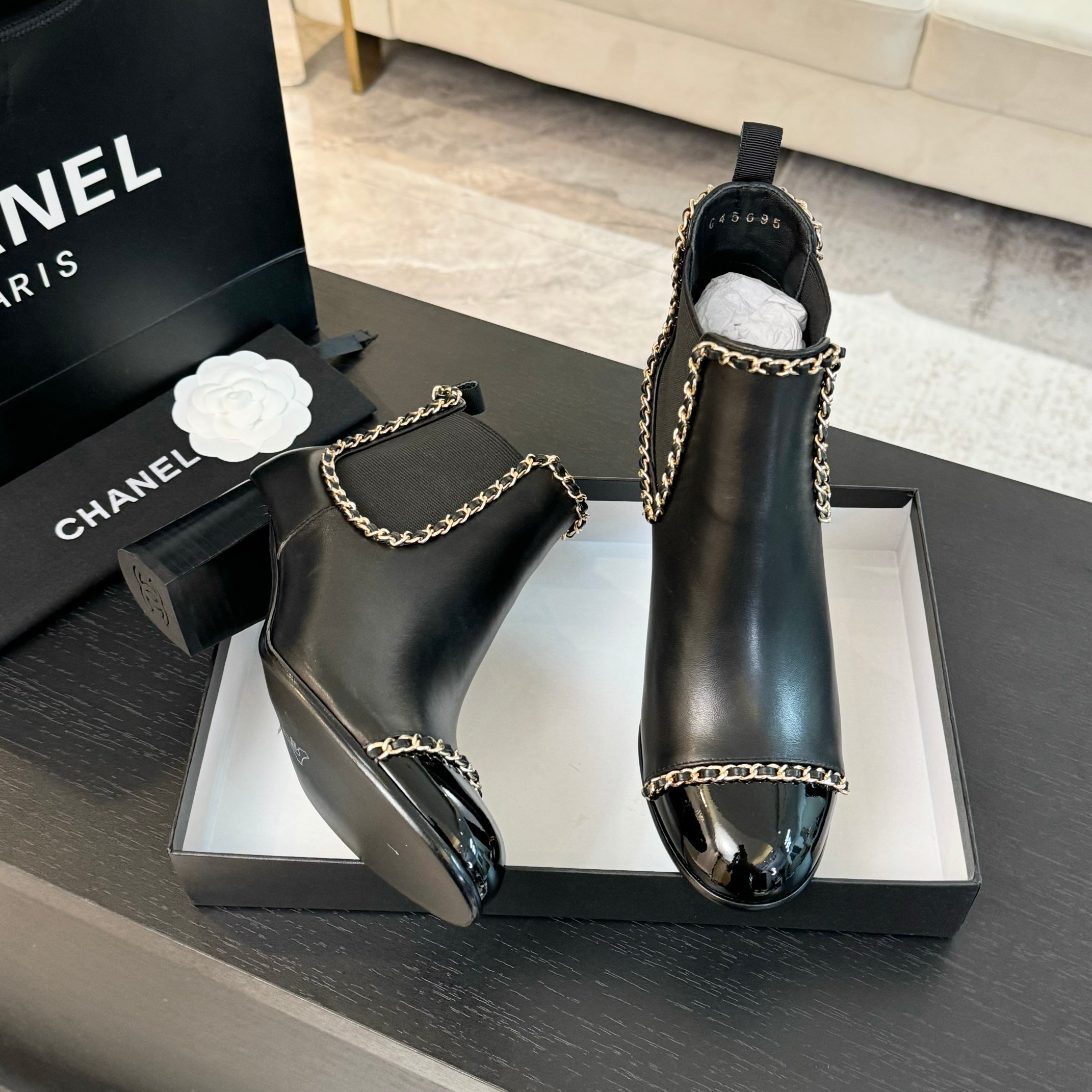 香奈儿 Chanel 经典高奢皮鞋鞋履高跟鞋 #DD005D8A 7