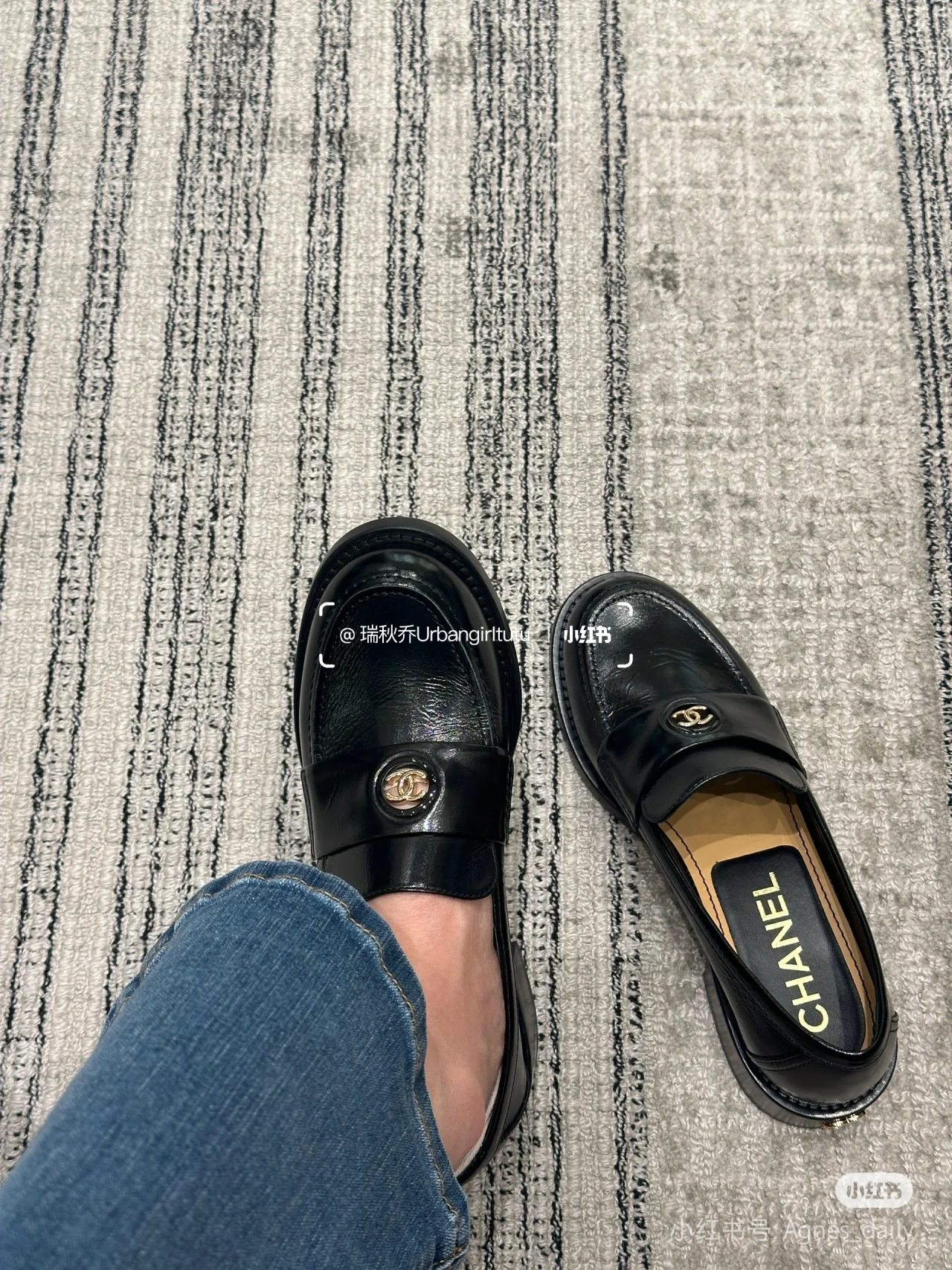 NO:232150,Beautiful foot pictures, loafers, loafers19860909美美上脚图,乐福鞋,loafers,Women's Shoes