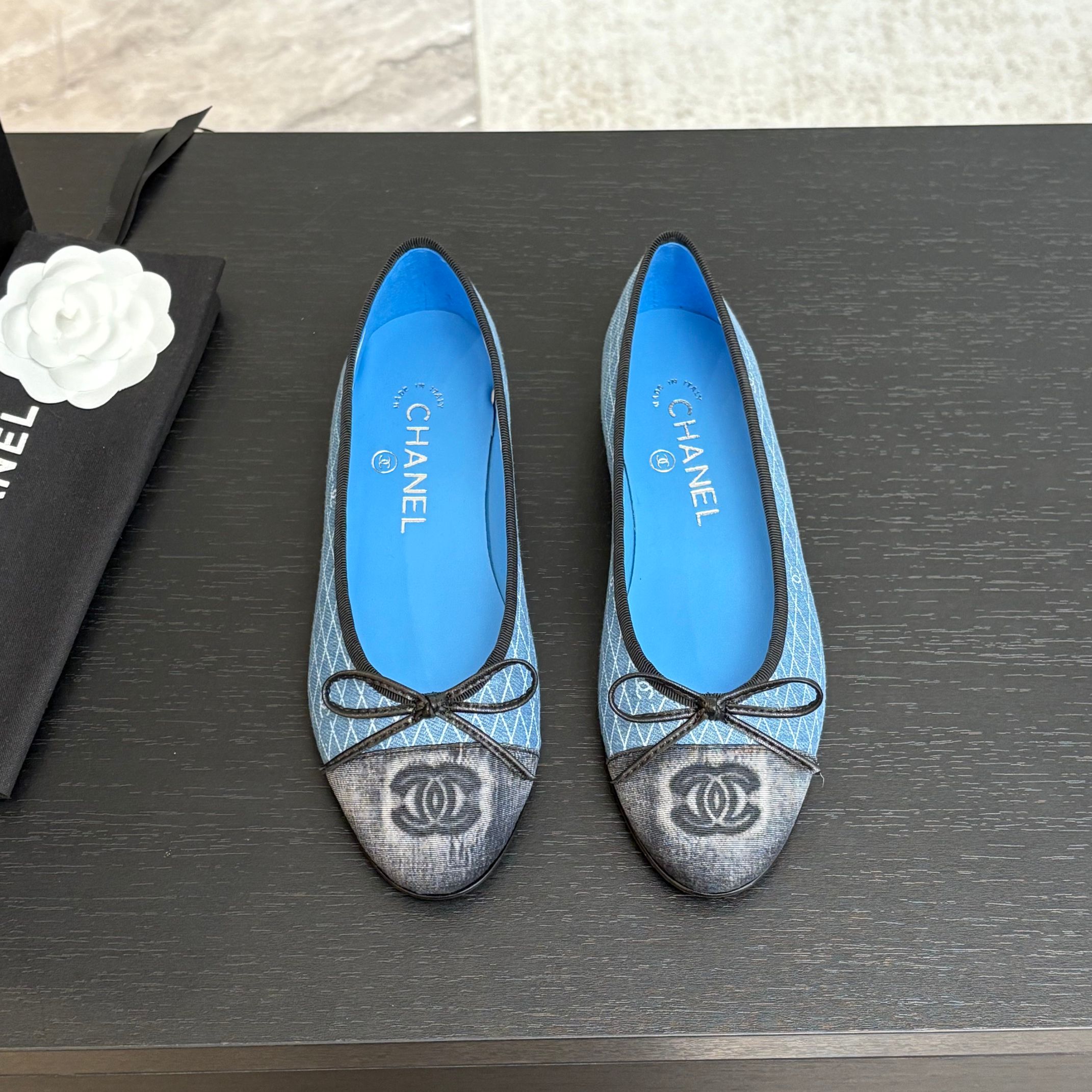 CHANEL 25p Ballet Flats - Authentic Denim with Leather Sole, Sizes 35-40 3 a1742114033756 7181