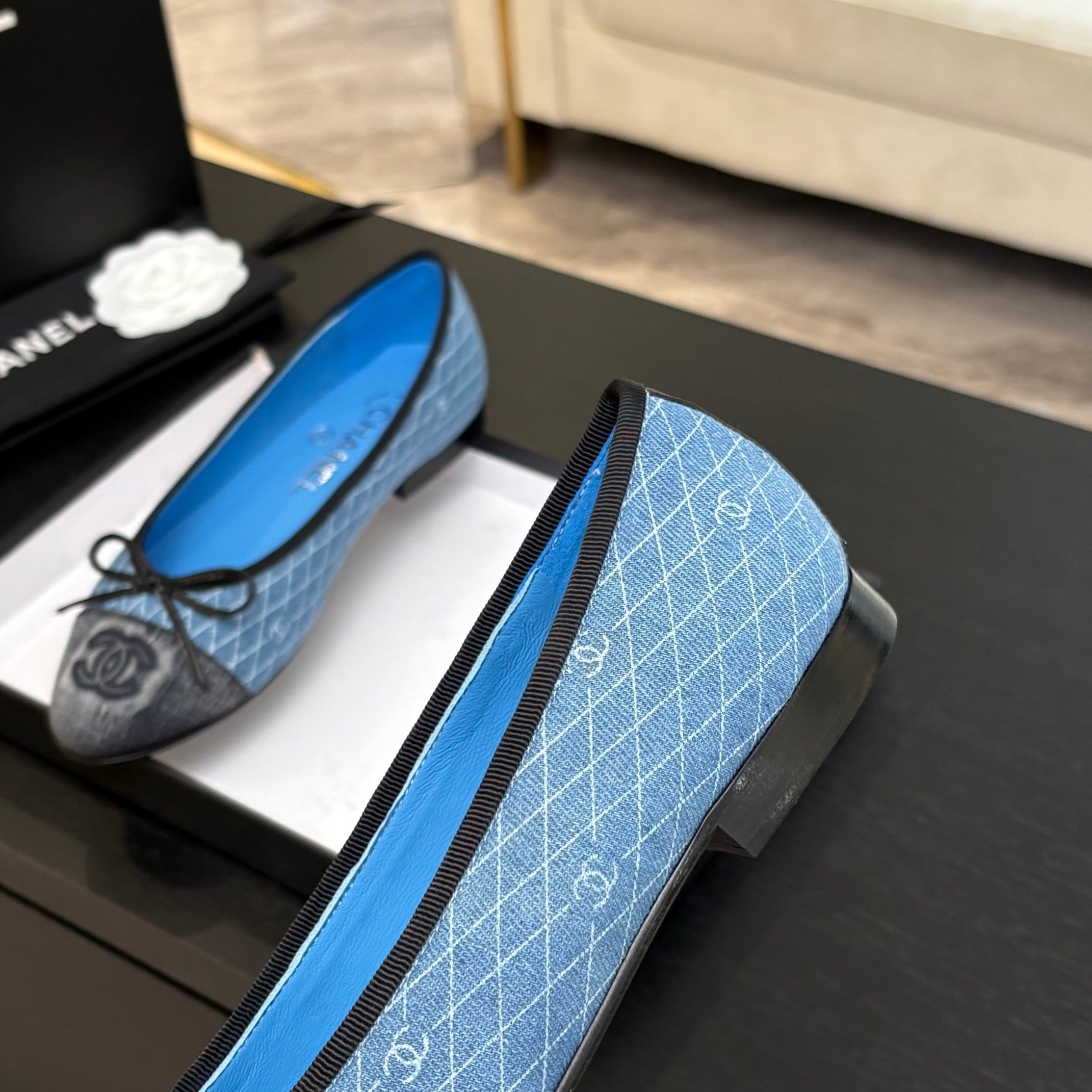 CHANEL 25p Ballet Flats - Authentic Denim with Leather Sole, Sizes 35-40 6 a1742114033948 8611