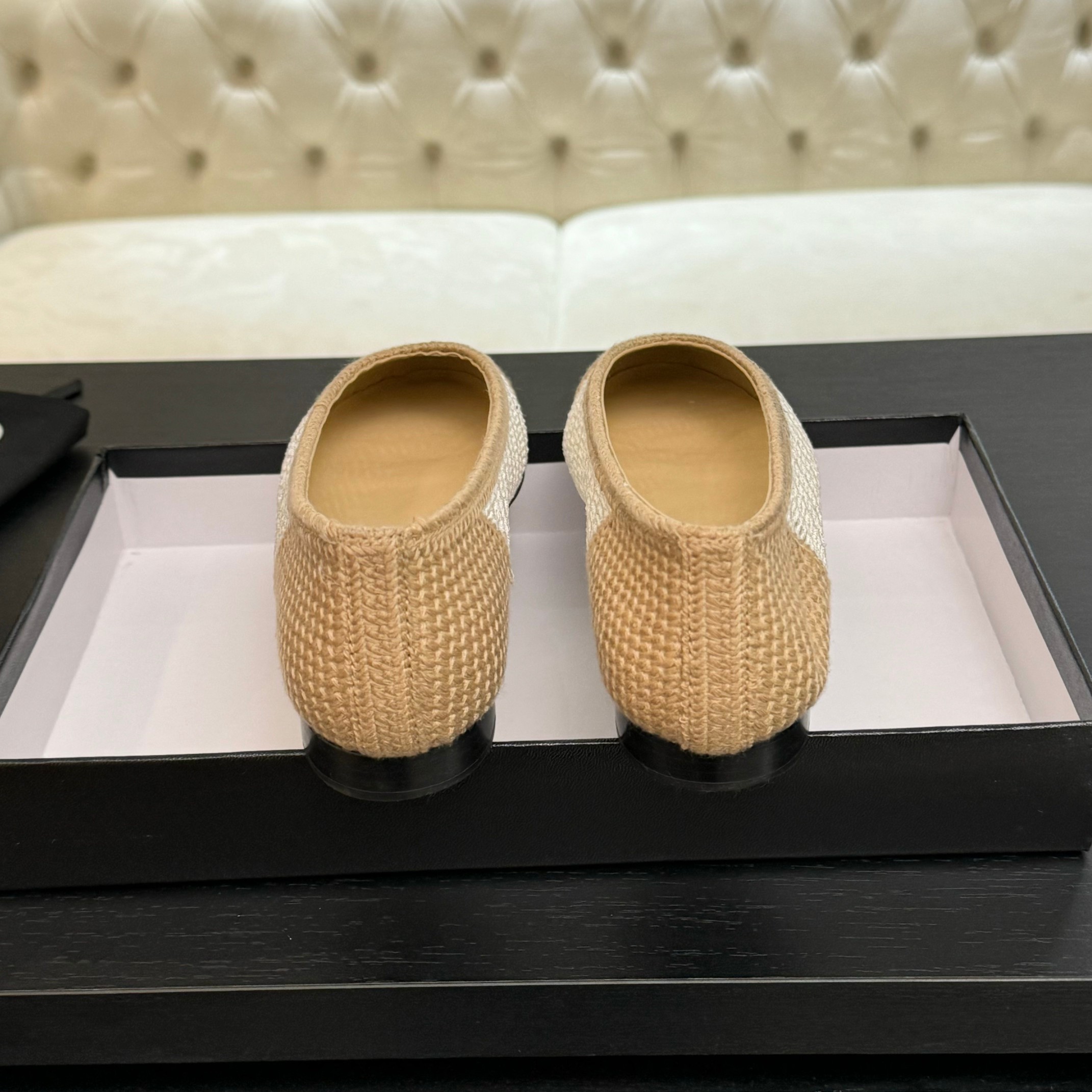 Chanel 25p Woven Ballet Flats - Elegant & Chill Summer Shoes 7 a1742309938665 2065