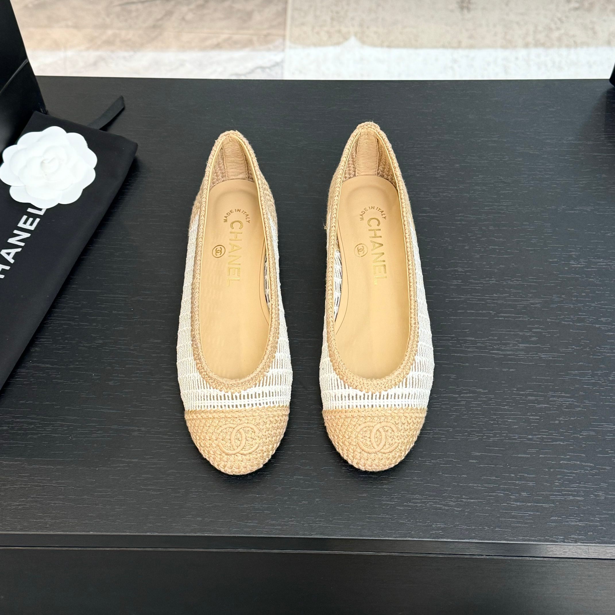 Chanel 25p Woven Ballet Flats - Elegant & Chill Summer Shoes 4 a1742309939194 3678