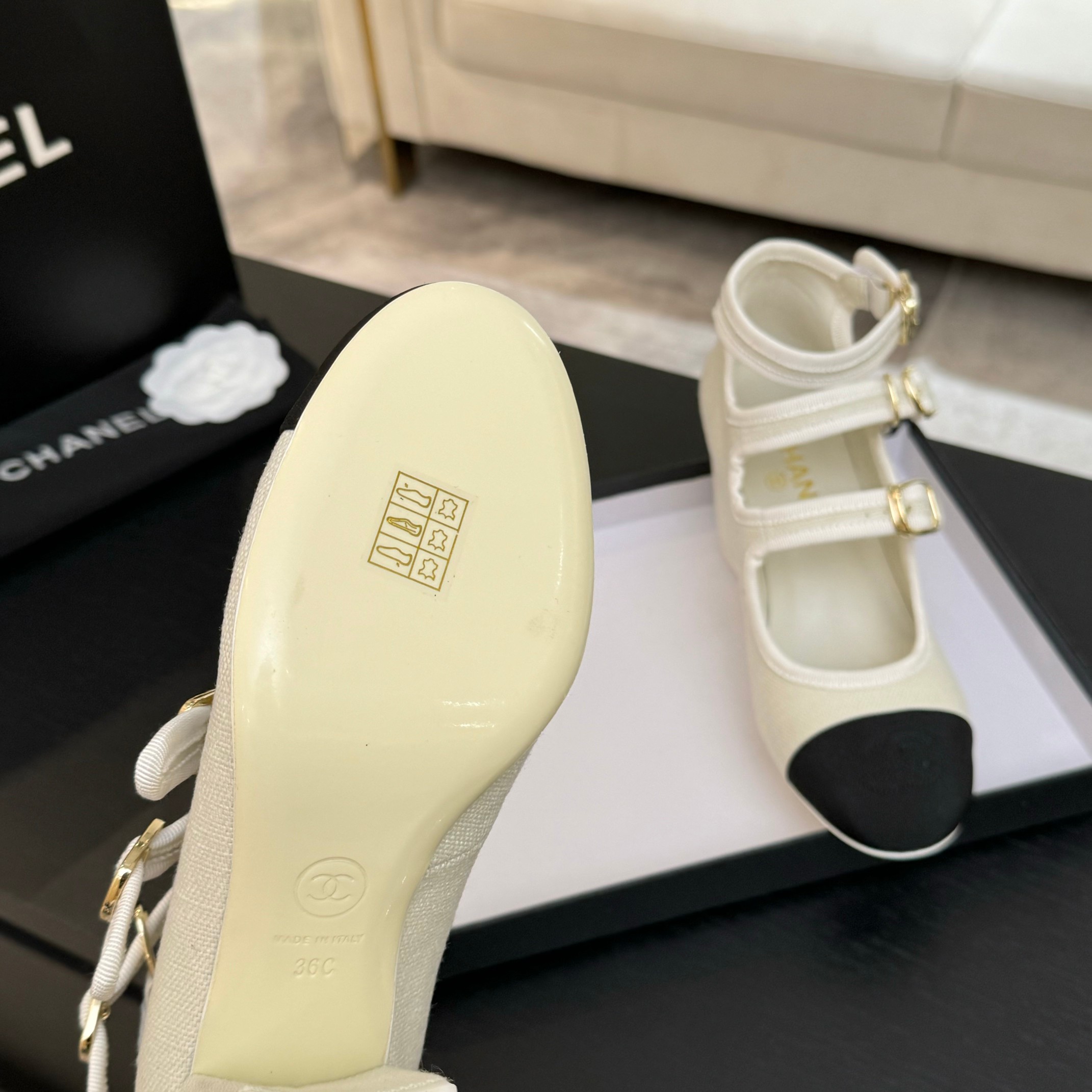Chanel Mary Jane Block Heel Pumps with Double C Buckle and T-strap 10 a1742983249246 0381