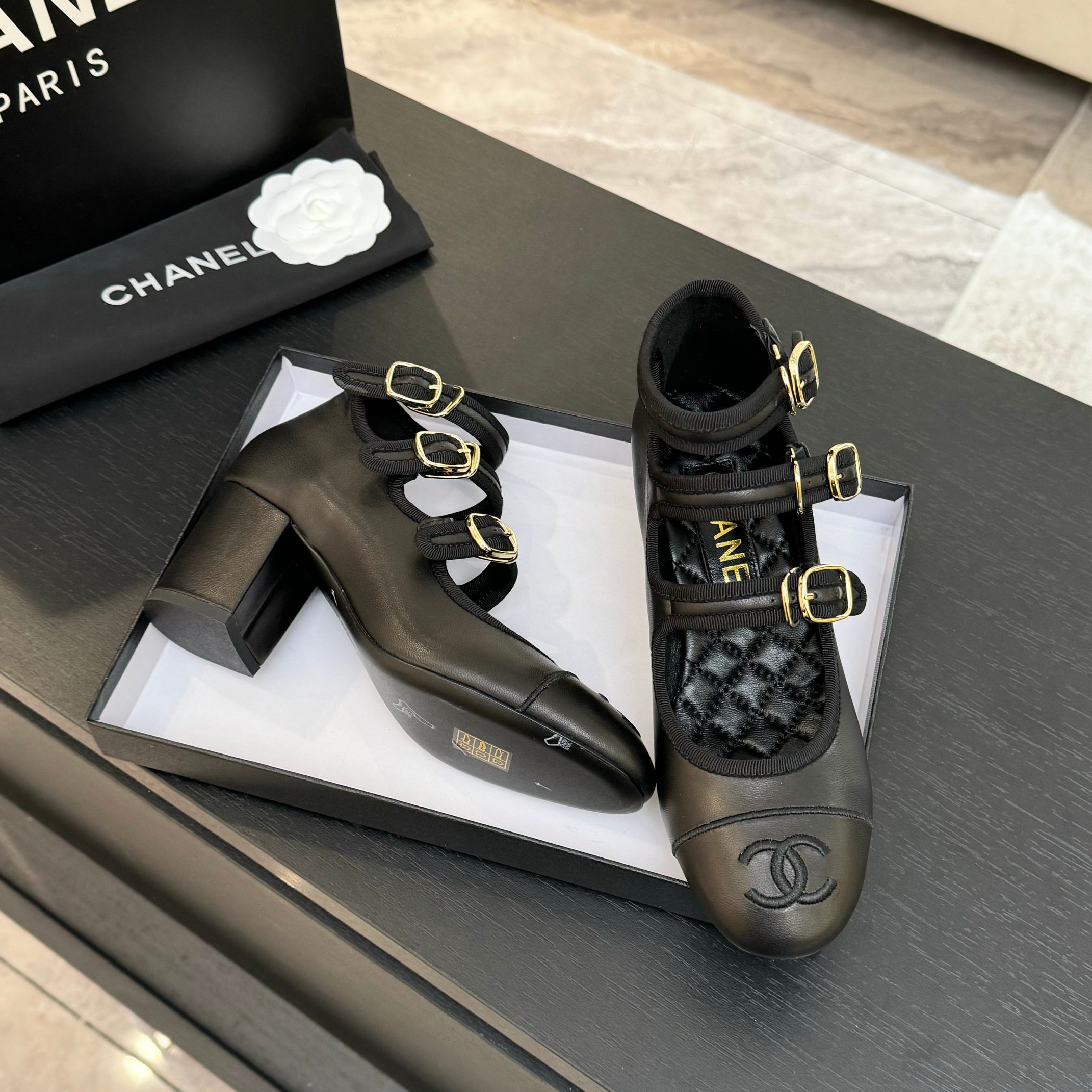Chanel Double C Buckle T-Strap Mary Jane Pumps - Iconic Style 10 a1742983303009 8524