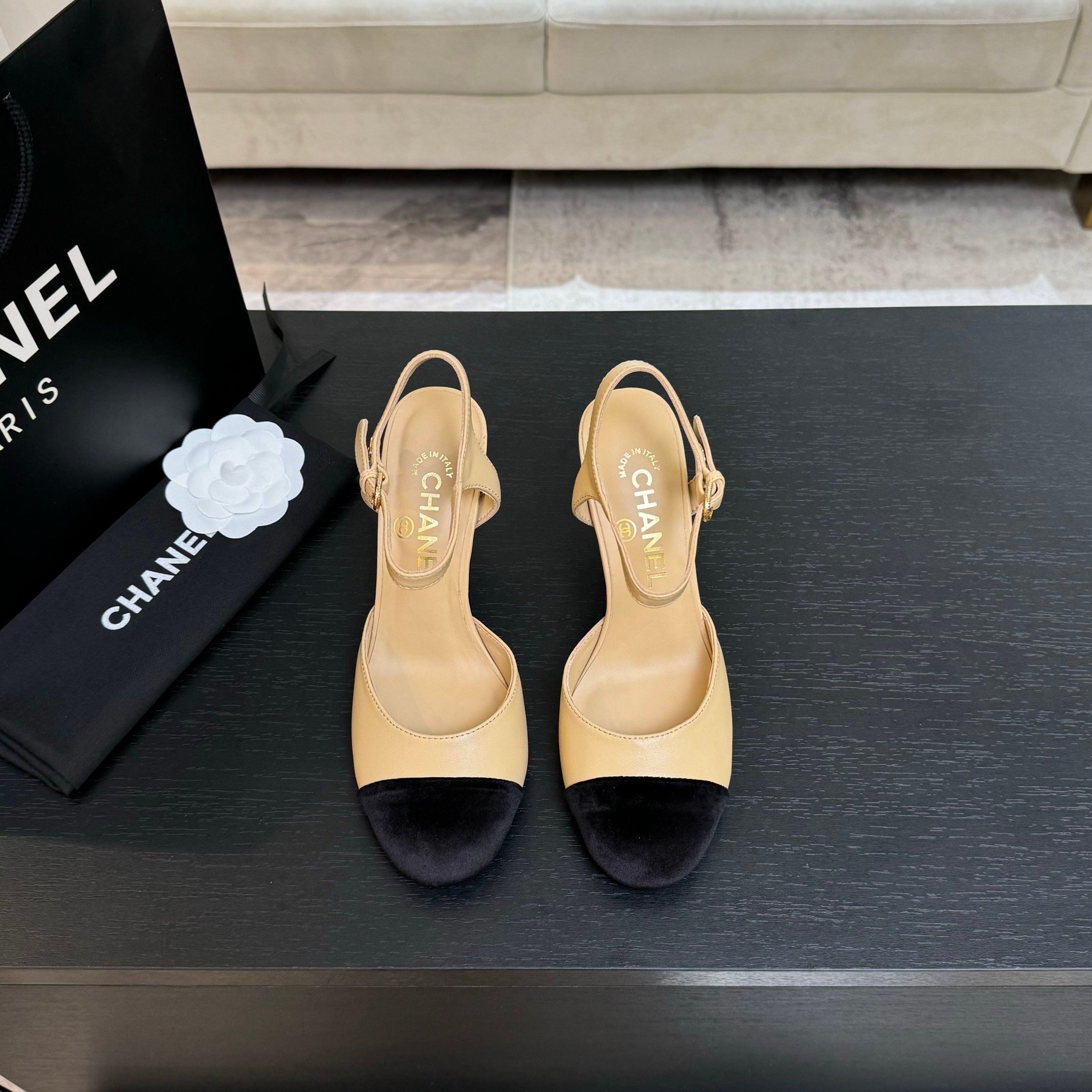 Chanel Women's Pearl Heel Sandals, Classic and Versatile Design 9 a1745832312412 5172