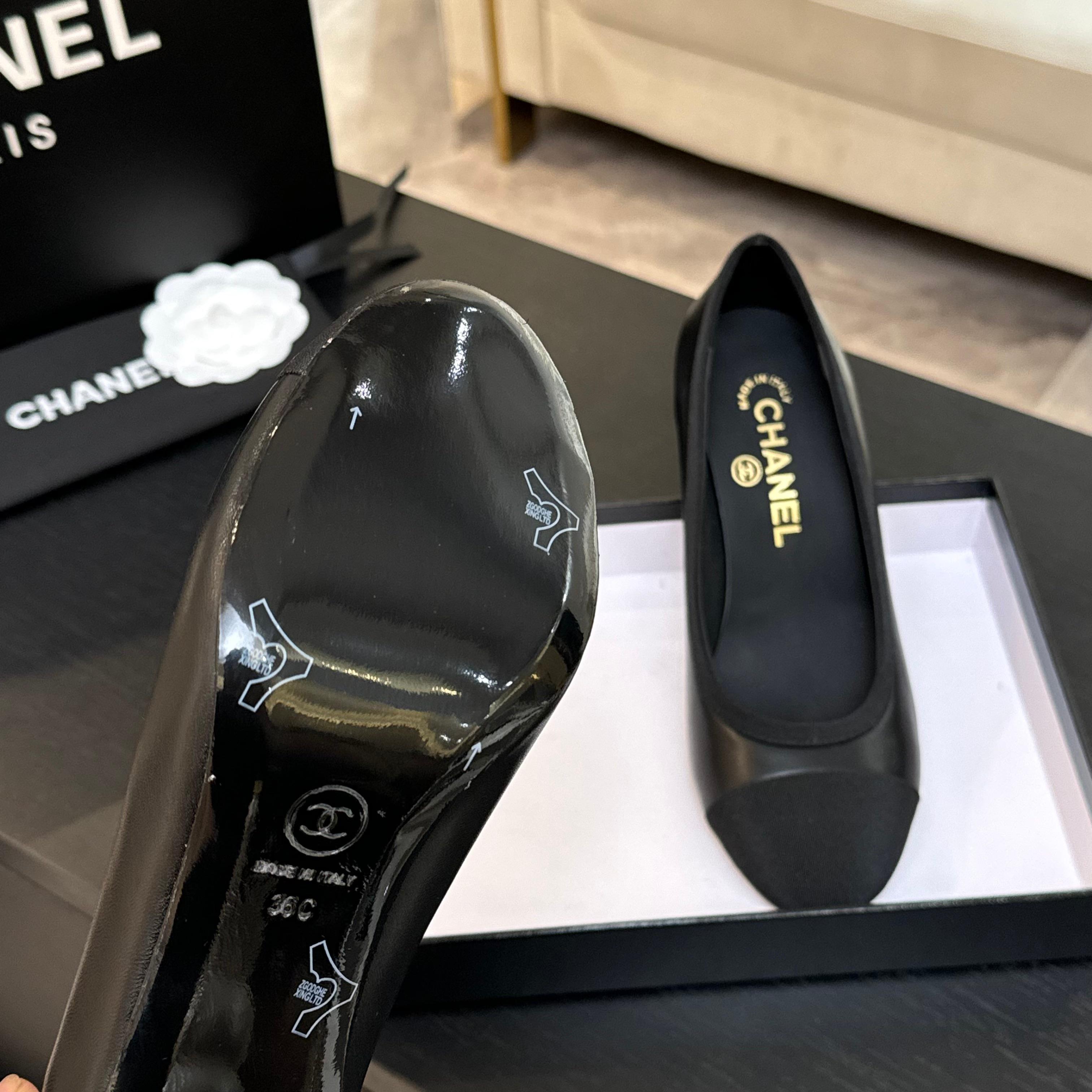 Chanel Women's Elegant Pearl Heel Pumps Classic Pointed Toe High Heels 6 a1745832445972 6425