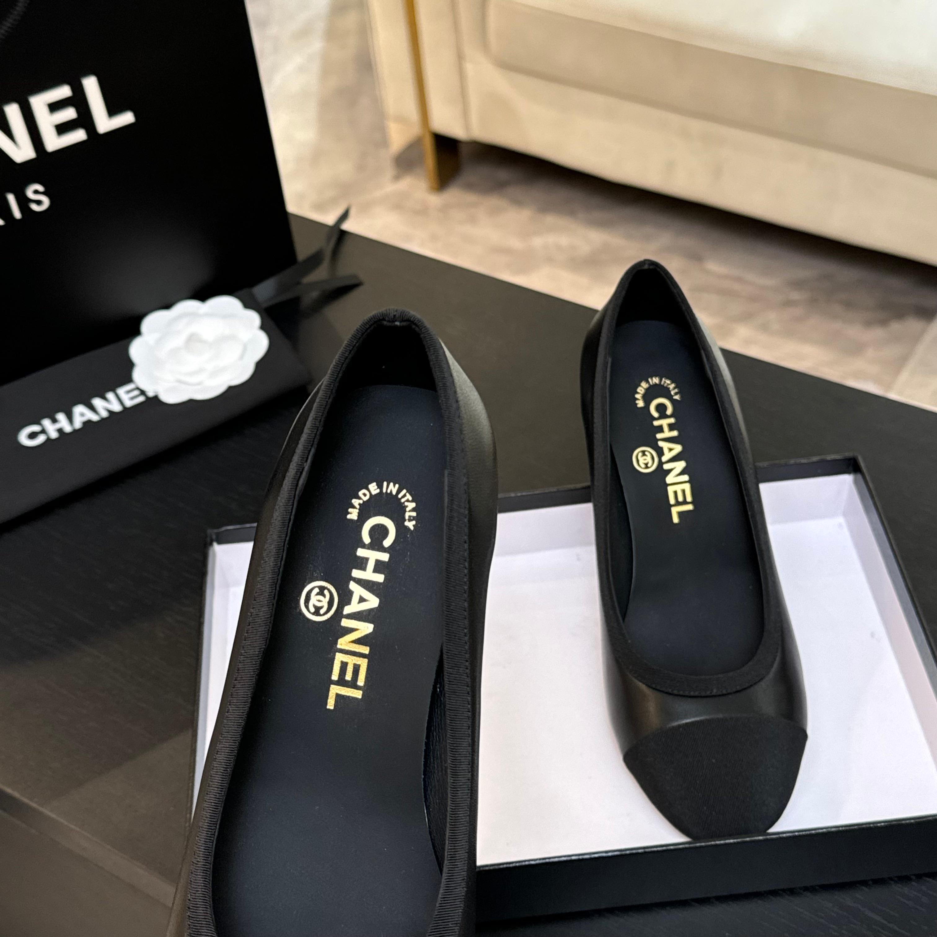 Chanel Women's Elegant Pearl Heel Pumps Classic Pointed Toe High Heels 9 a1745832448895 2723
