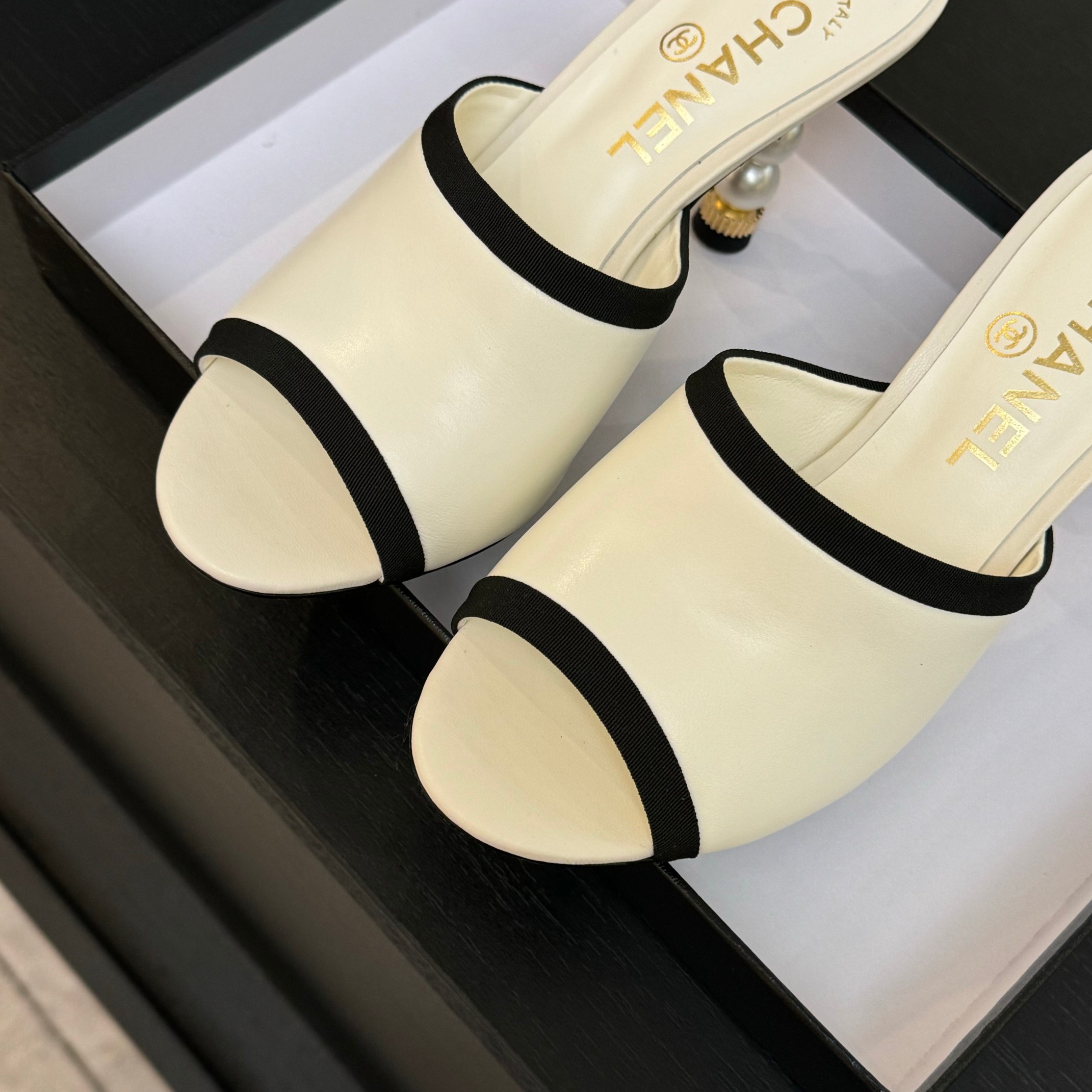 Chanel Pearl Heel Mules - Classic & Versatile High Heel Sandals 7 a1745832616053 8730