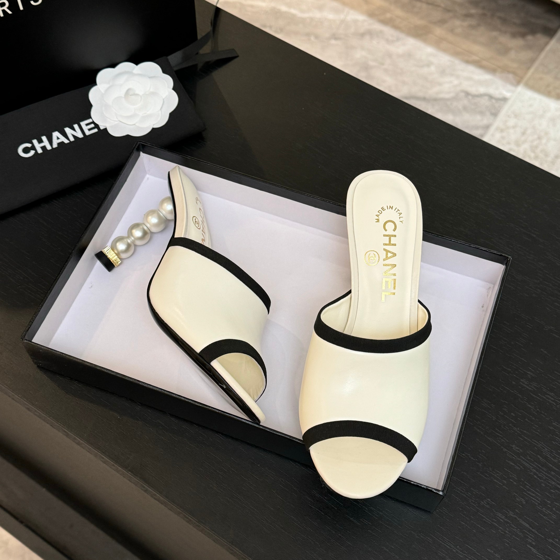 Chanel Pearl Heel Mules - Classic & Versatile High Heel Sandals 5 a1745832616126 4626