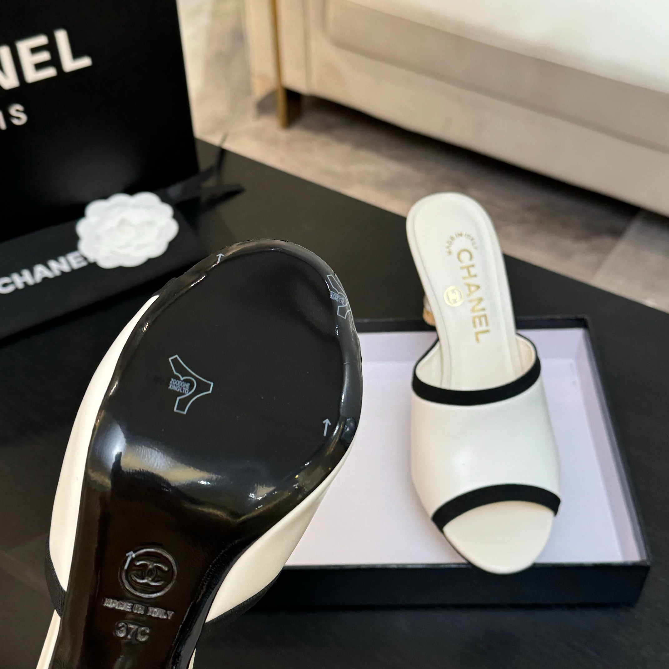 Chanel Pearl Heel Mules - Classic & Versatile High Heel Sandals 10 a1745832617818 8570