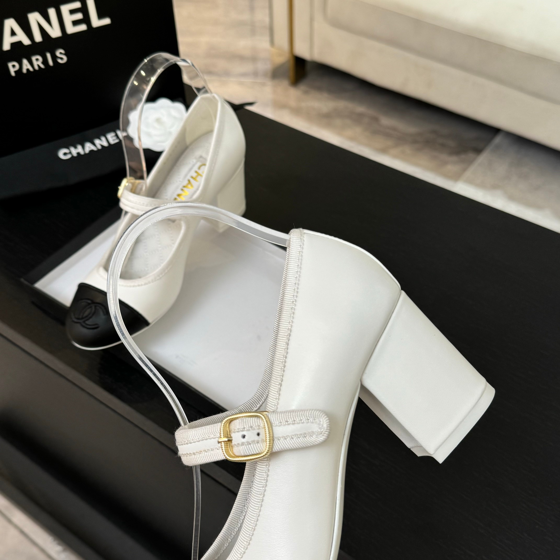 Chanel Mary Jane Ballet Pumps - Lambskin & Satin, Runway Inspired 7 a1746512119757 0515