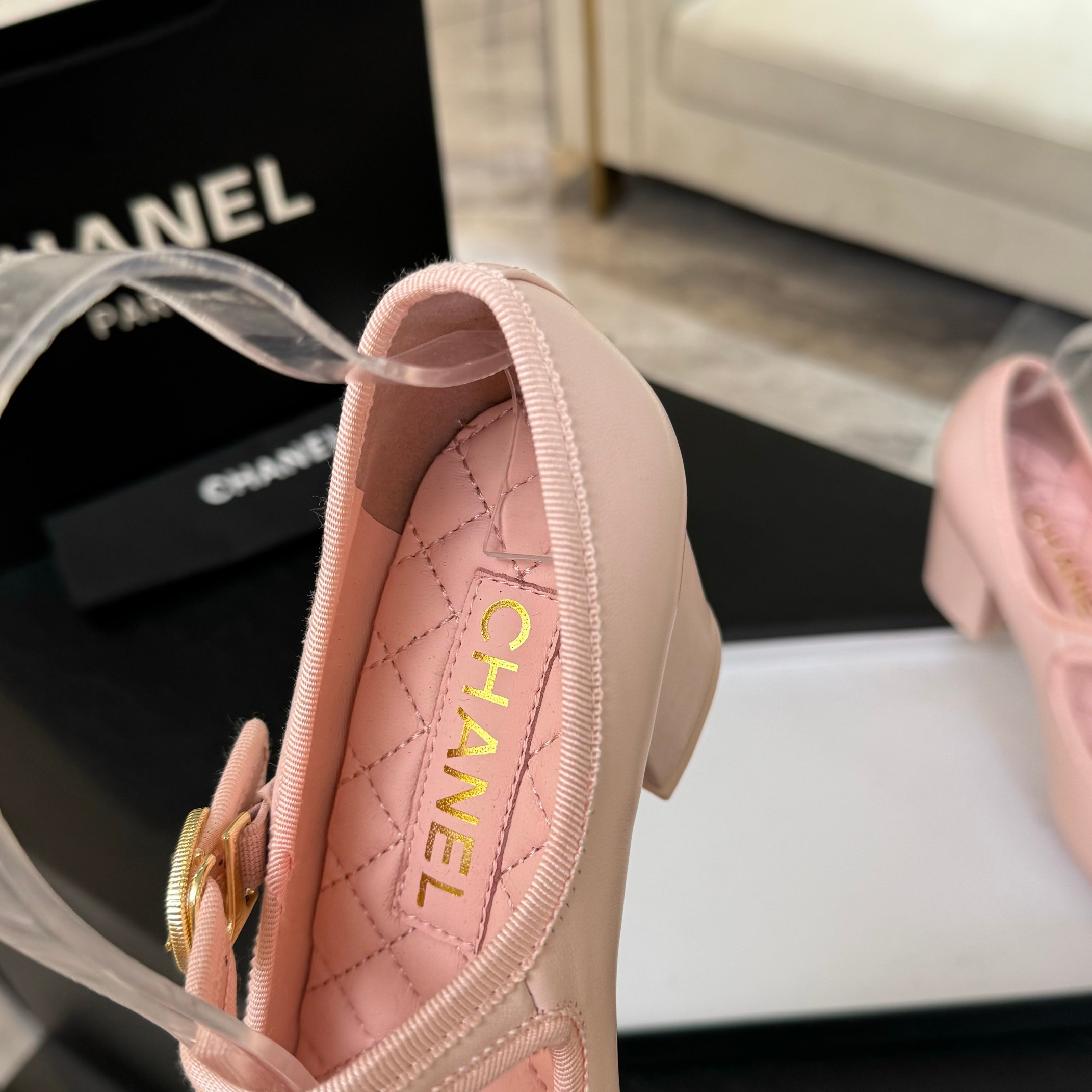Chanel Inspired Mary Jane Ballet Flats Lambskin & Satin Show Collection 7 a1746512168223 6371