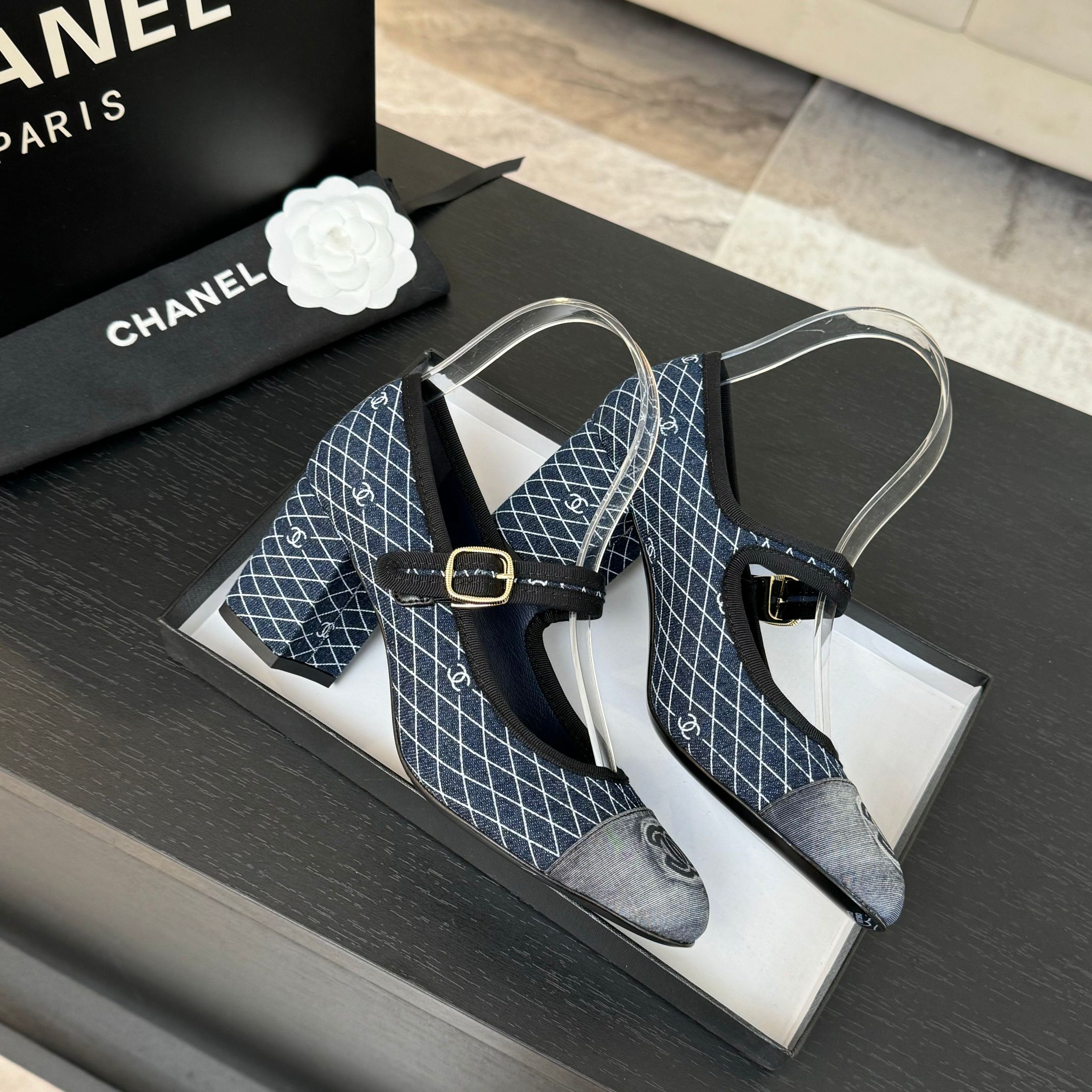 Chanel Mary Jane Ballet Pumps Runway Collection Lambskin & Satin 9 a1746512255623 2162