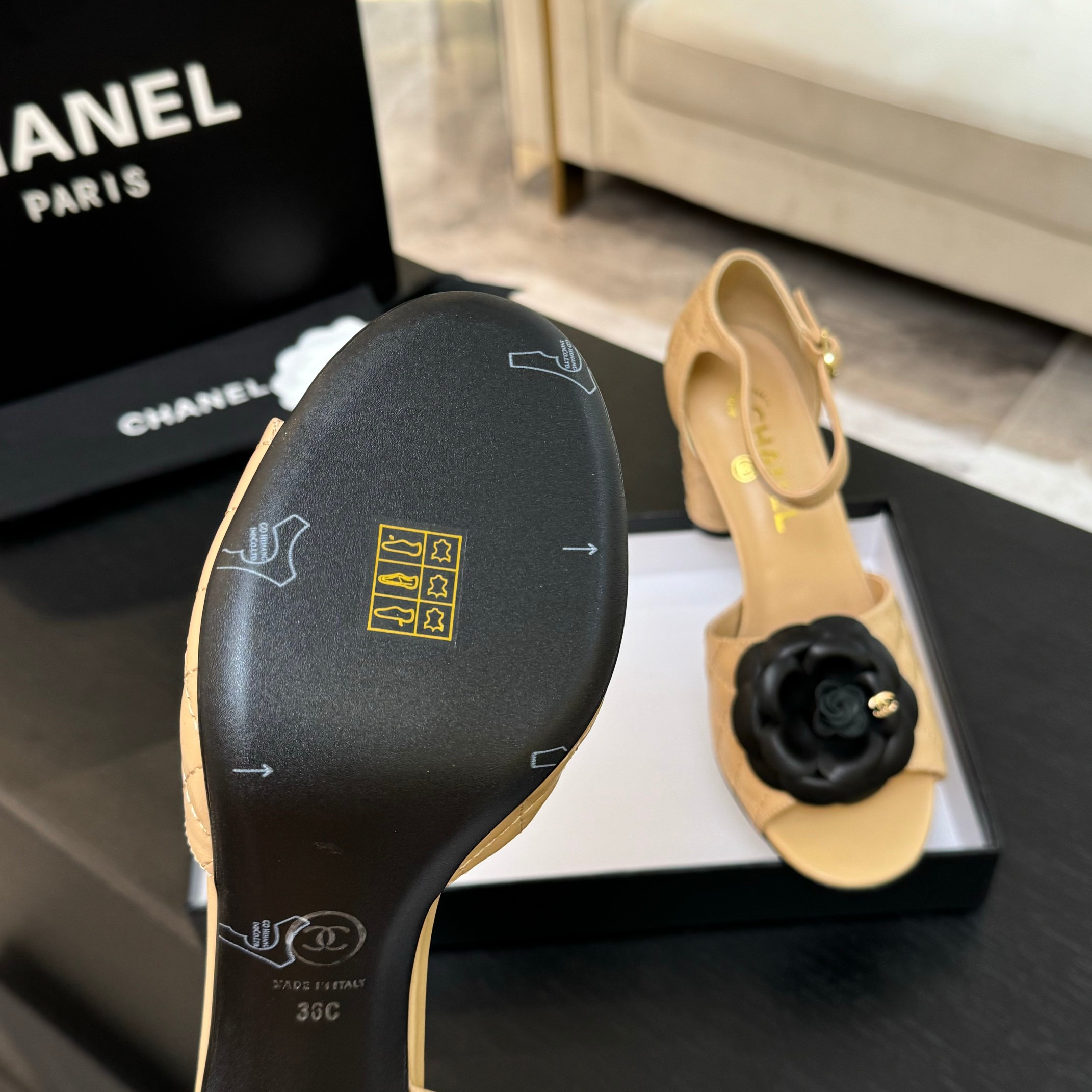 Chanel Camellia High Heel Sandals - Elegant Women's Designer Footwear 5 a1746698018049 1873
