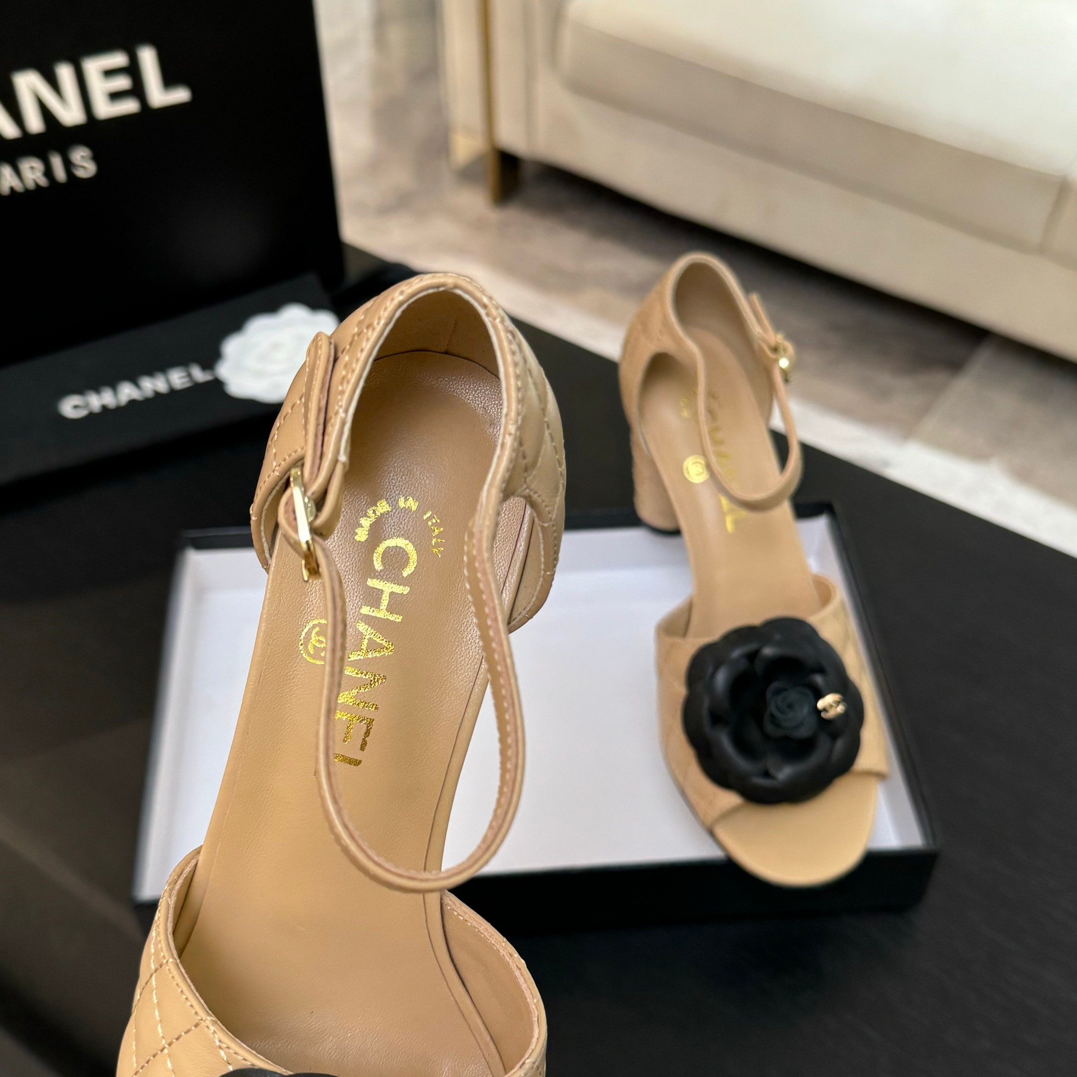 Chanel Camellia High Heel Sandals - Elegant Women's Designer Footwear 4 a1746698018397 0754